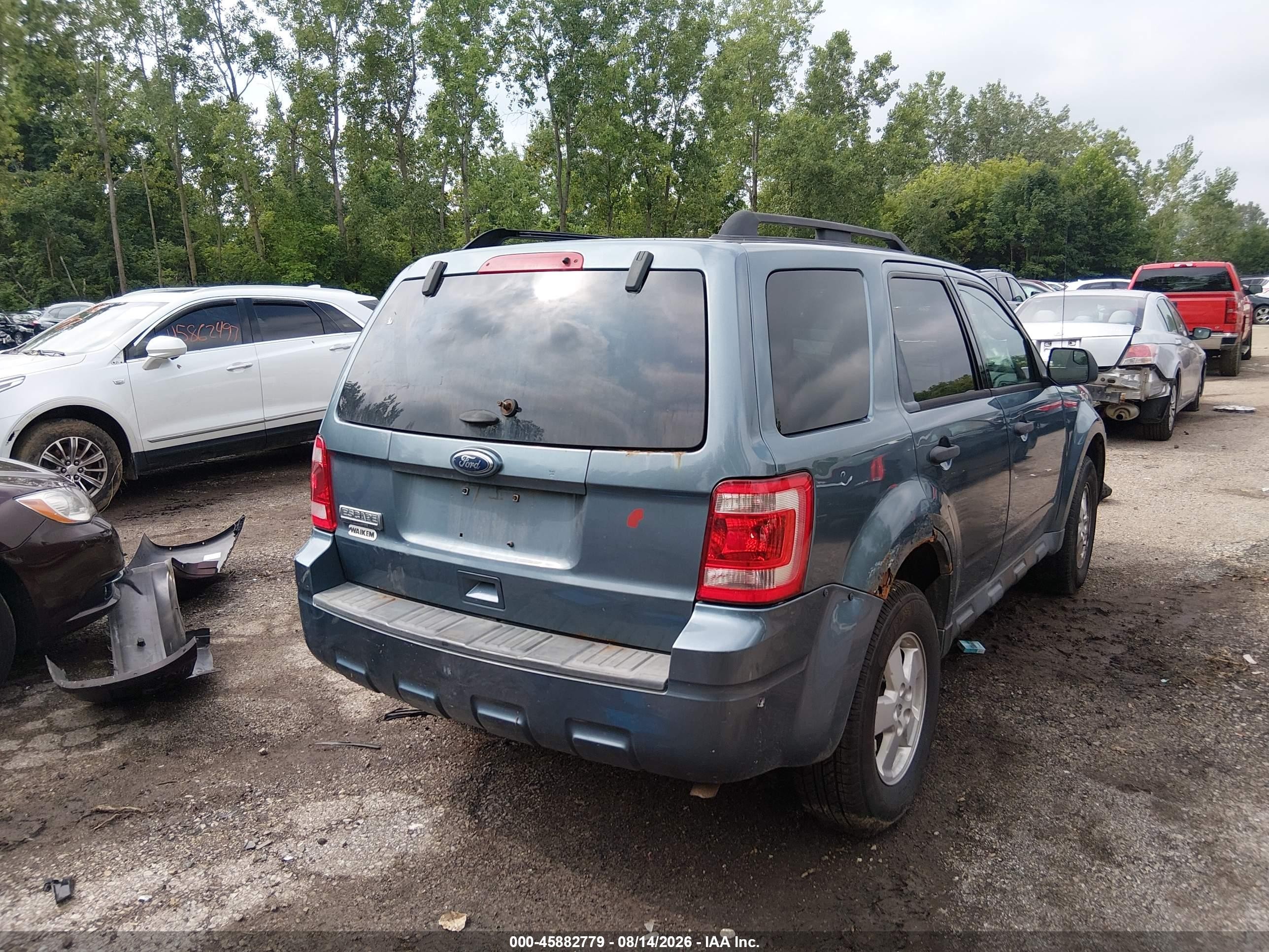 2012 Ford Escape Xlt Blue vin: 1FMCU9D71CKB40253