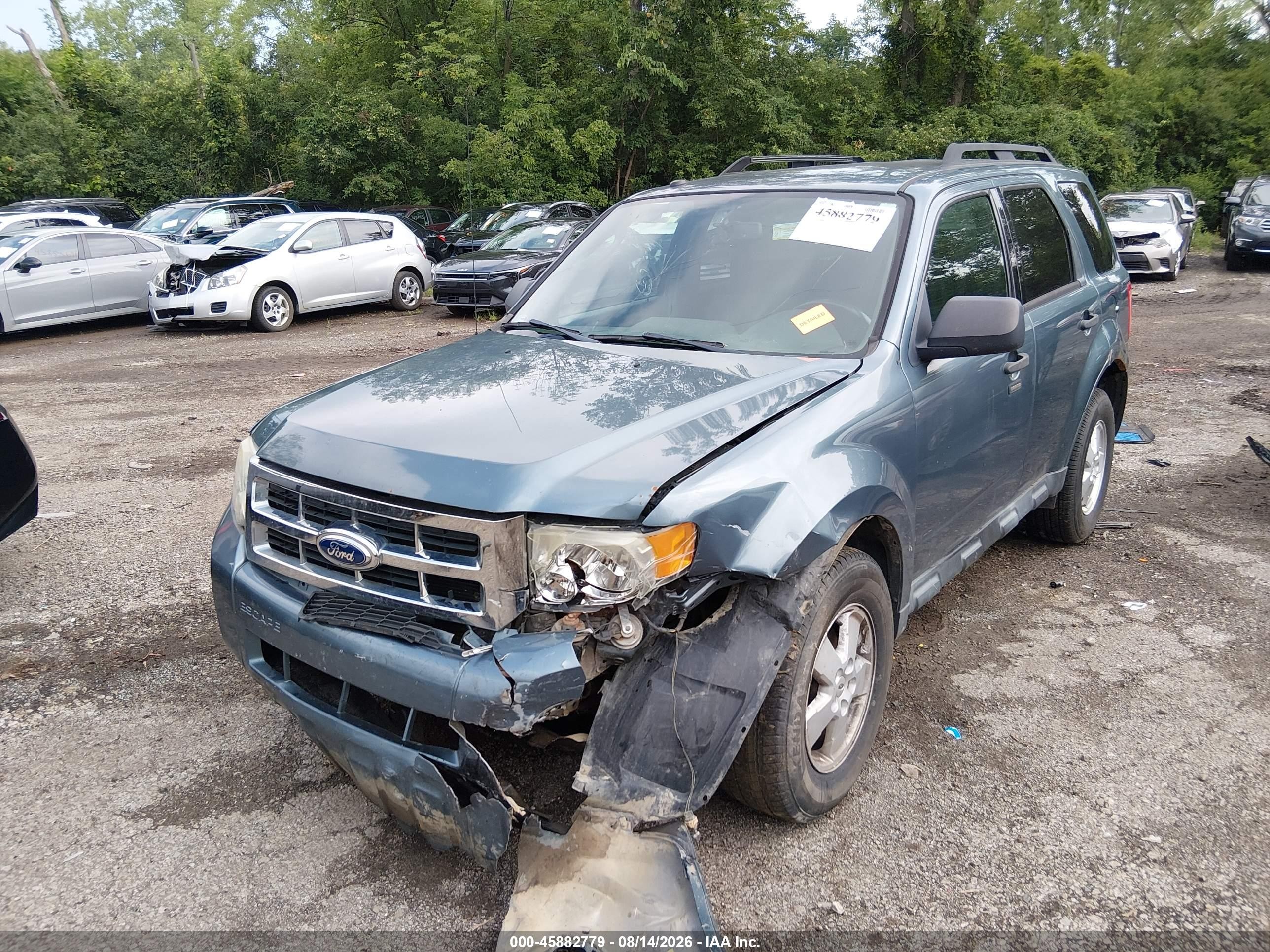 2012 Ford Escape Xlt Blue vin: 1FMCU9D71CKB40253
