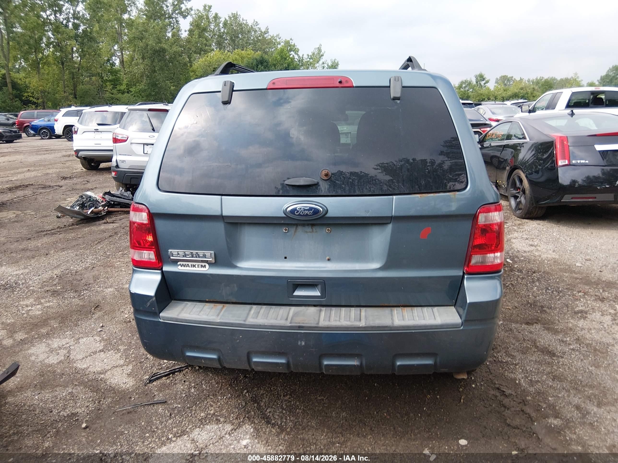 2012 Ford Escape Xlt Blue vin: 1FMCU9D71CKB40253