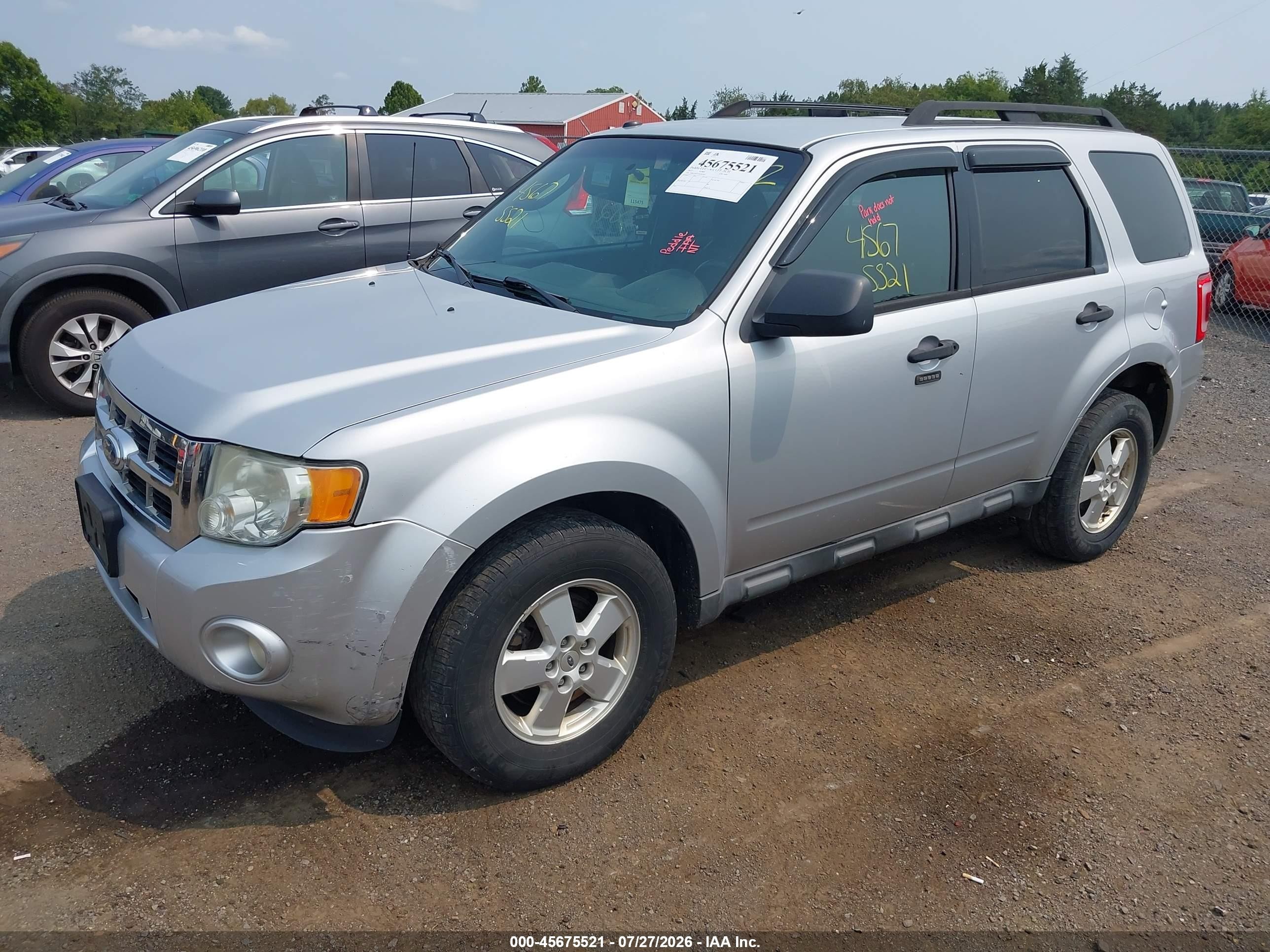 2012 Ford Escape Xlt Silver vin: 1FMCU9D71CKB92420