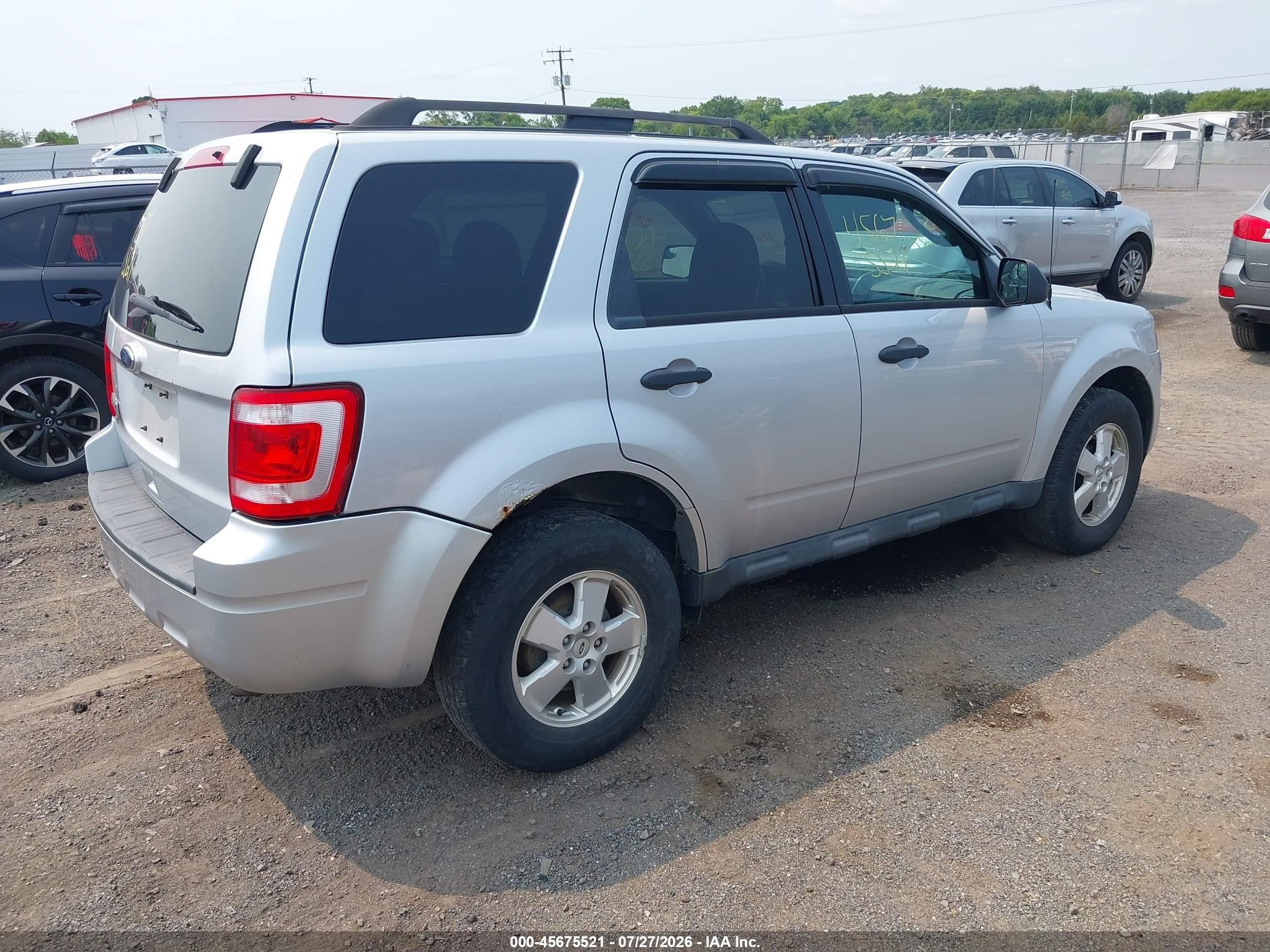 2012 Ford Escape Xlt Silver vin: 1FMCU9D71CKB92420