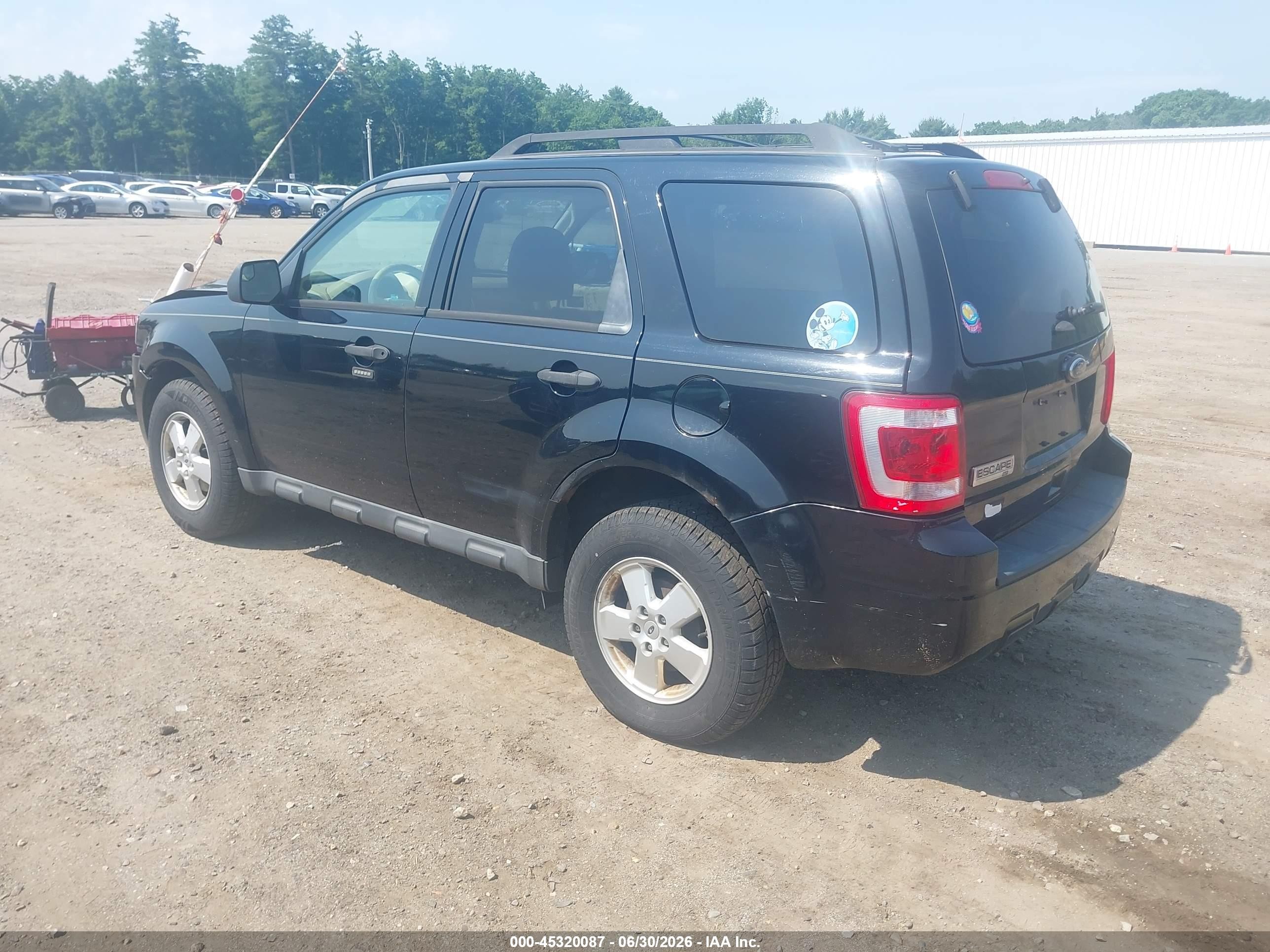 2012 Ford Escape Xlt Black vin: 1FMCU9D71CKC58108
