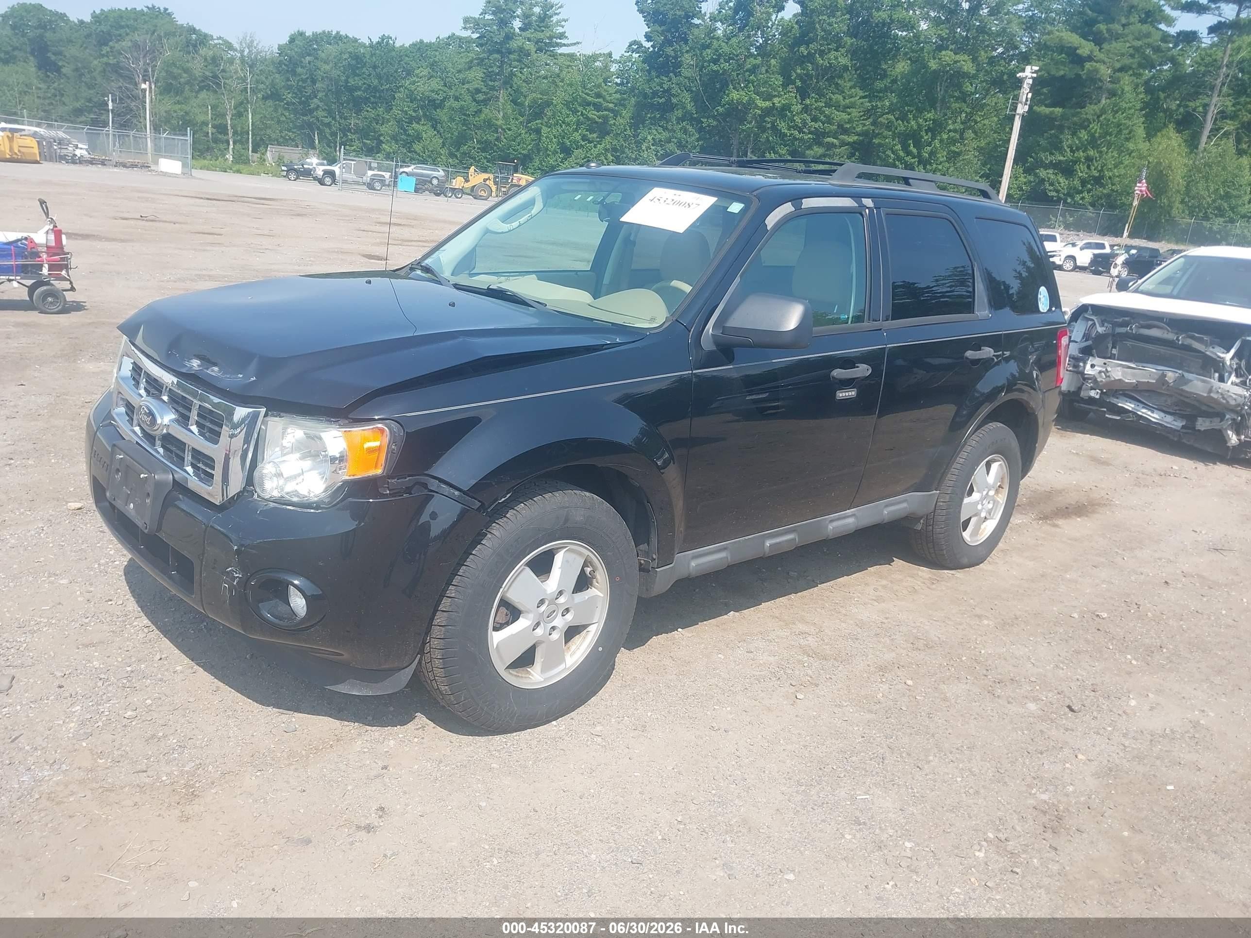 2012 Ford Escape Xlt Black vin: 1FMCU9D71CKC58108