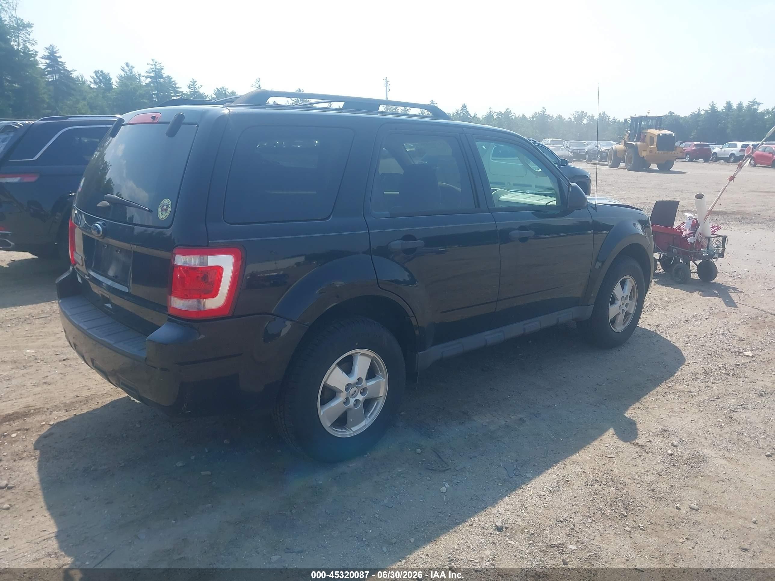 2012 Ford Escape Xlt Black vin: 1FMCU9D71CKC58108
