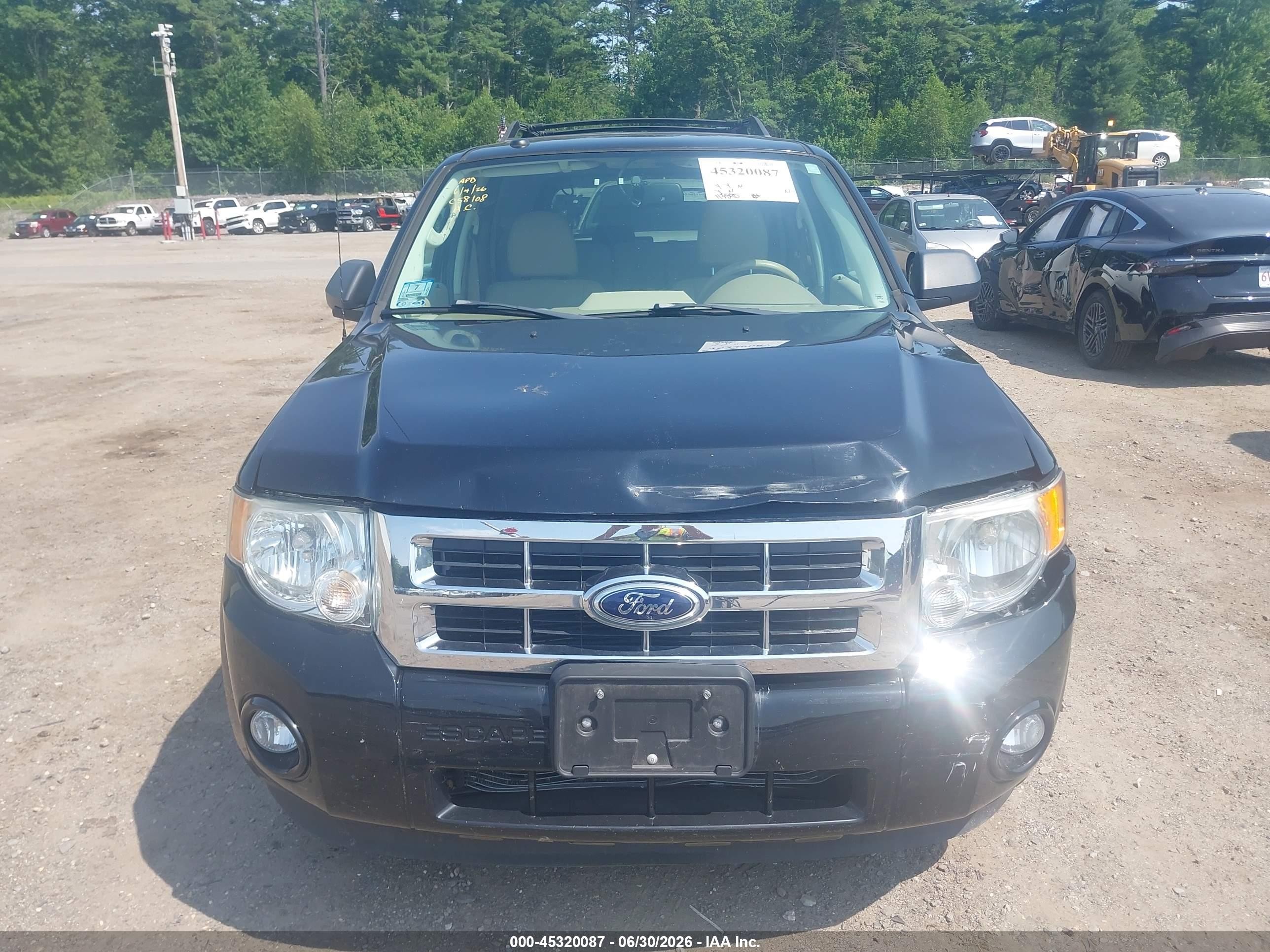 2012 Ford Escape Xlt Black vin: 1FMCU9D71CKC58108