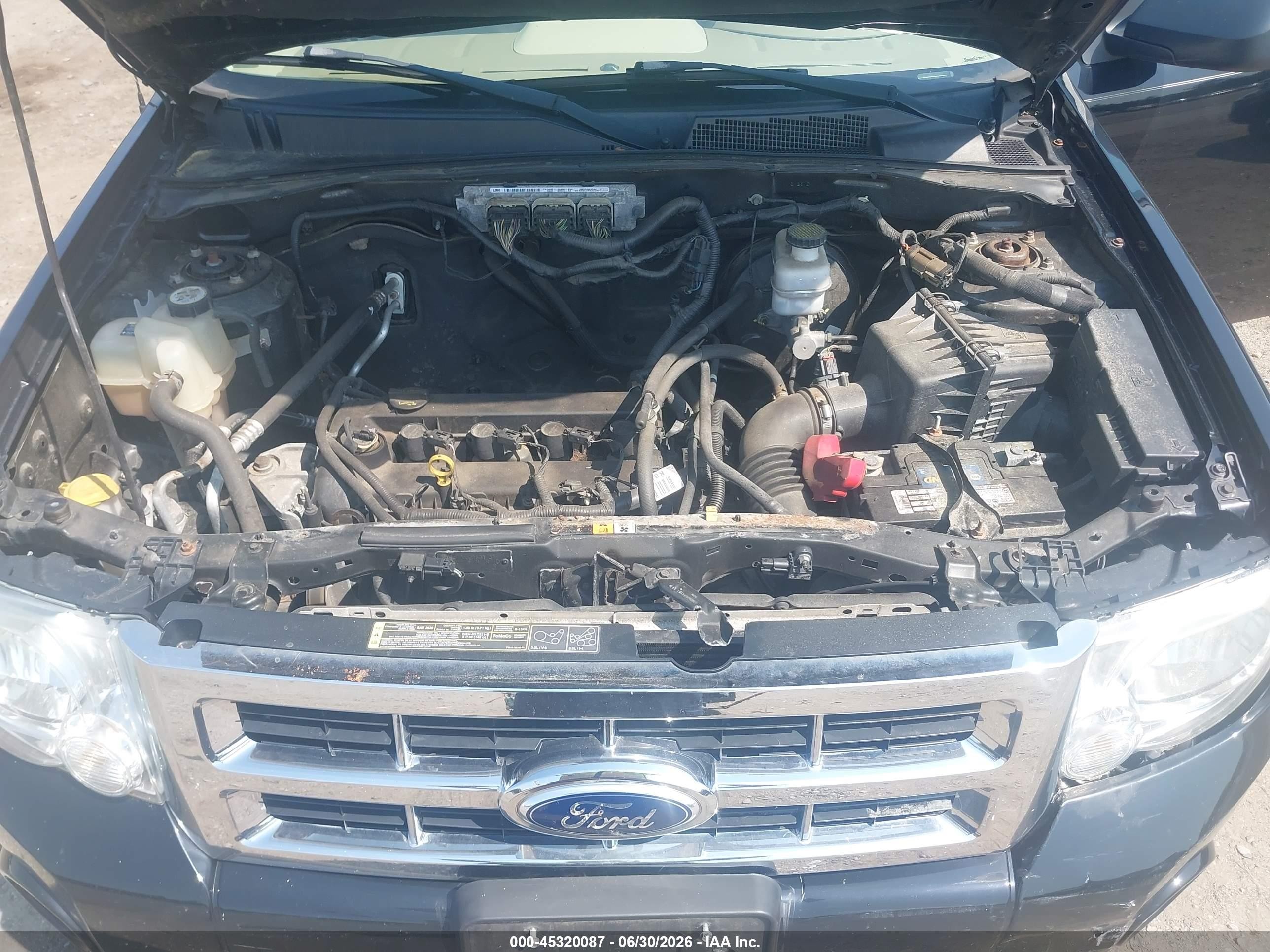 2012 Ford Escape Xlt Black vin: 1FMCU9D71CKC58108
