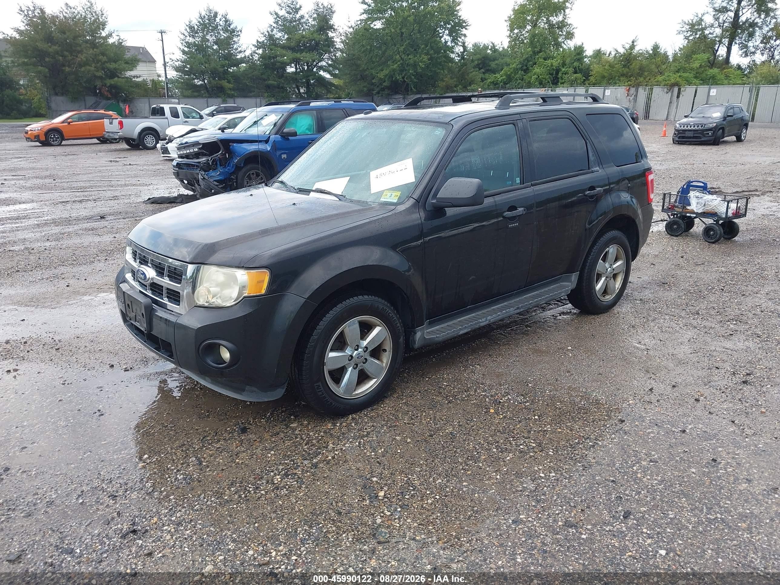 2011 Ford Escape Xlt Black vin: 1FMCU9D72BKB63992