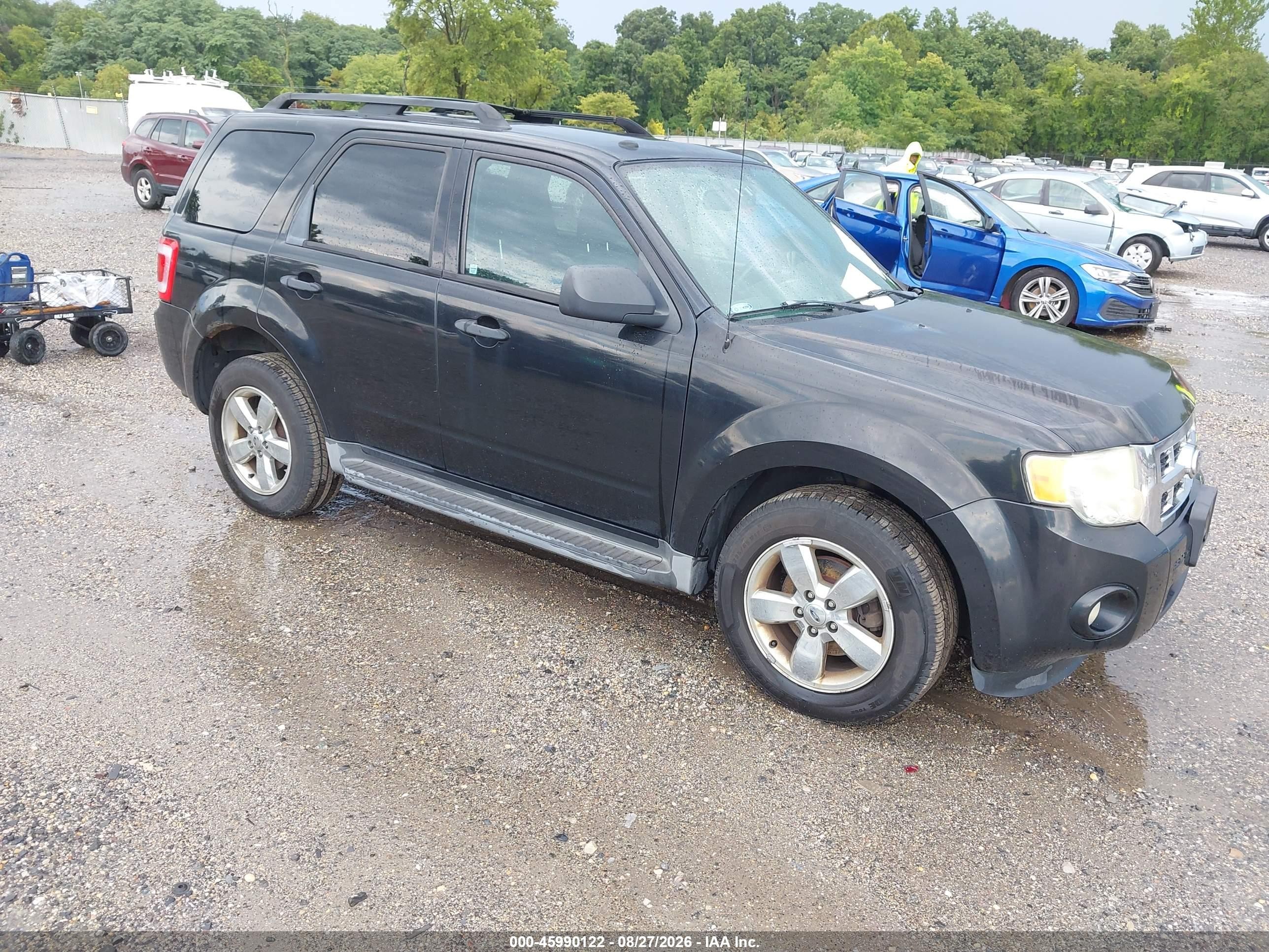 2011 Ford Escape Xlt Black vin: 1FMCU9D72BKB63992