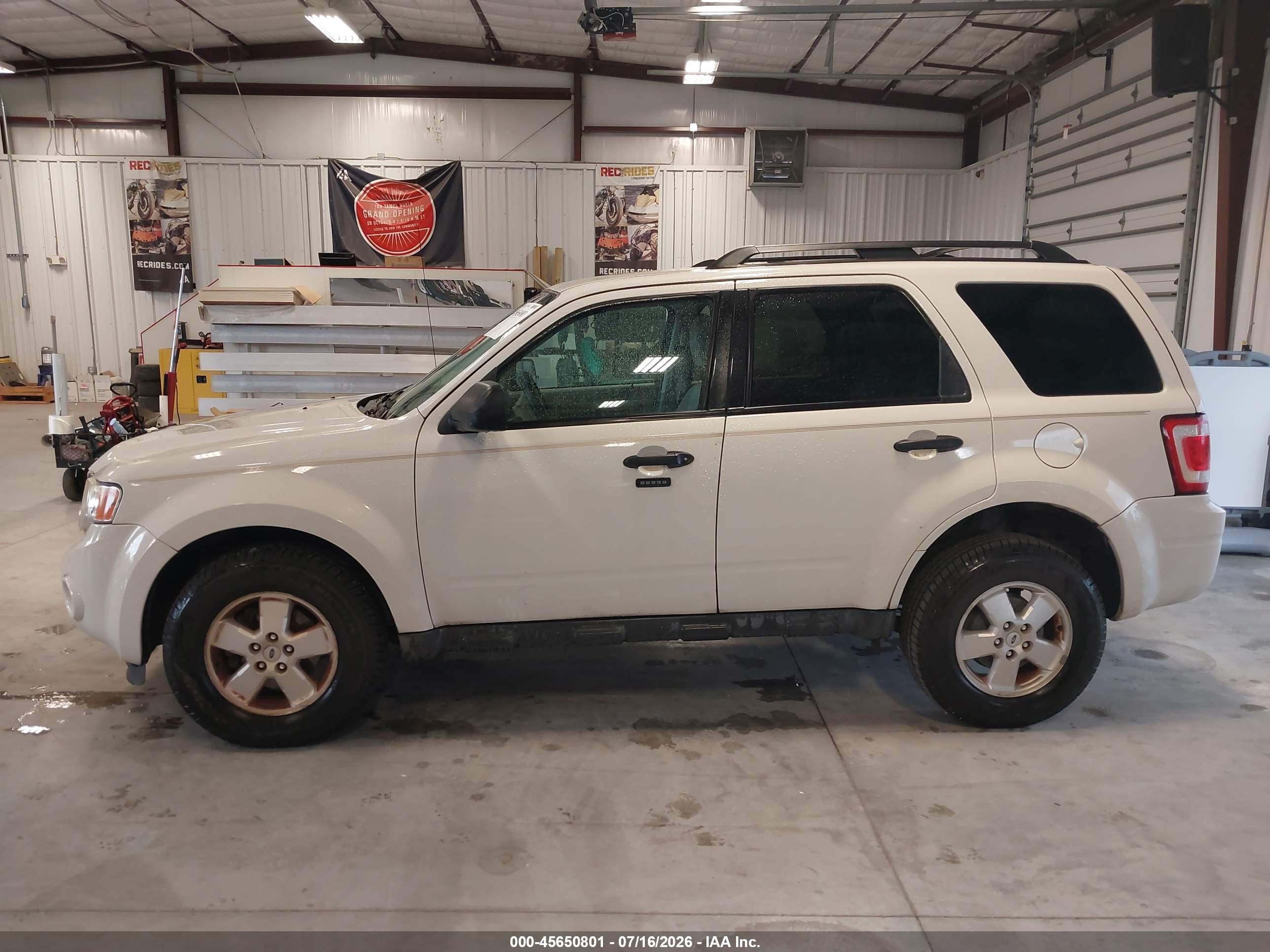 2011 Ford Escape Xlt White vin: 1FMCU9D72BKC25102