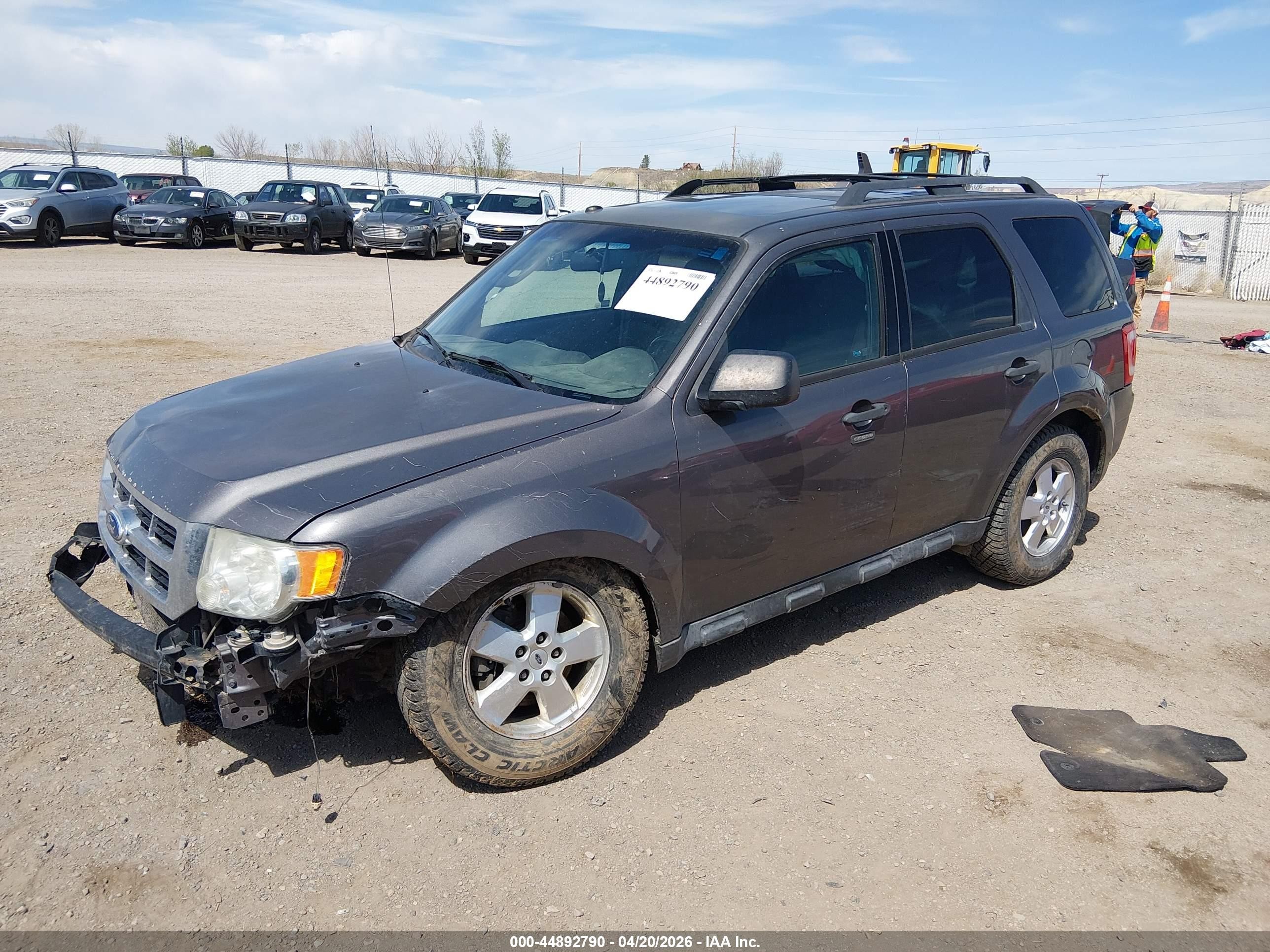 2012 Ford Escape Xlt Gray vin: 1FMCU9D72CKB04071