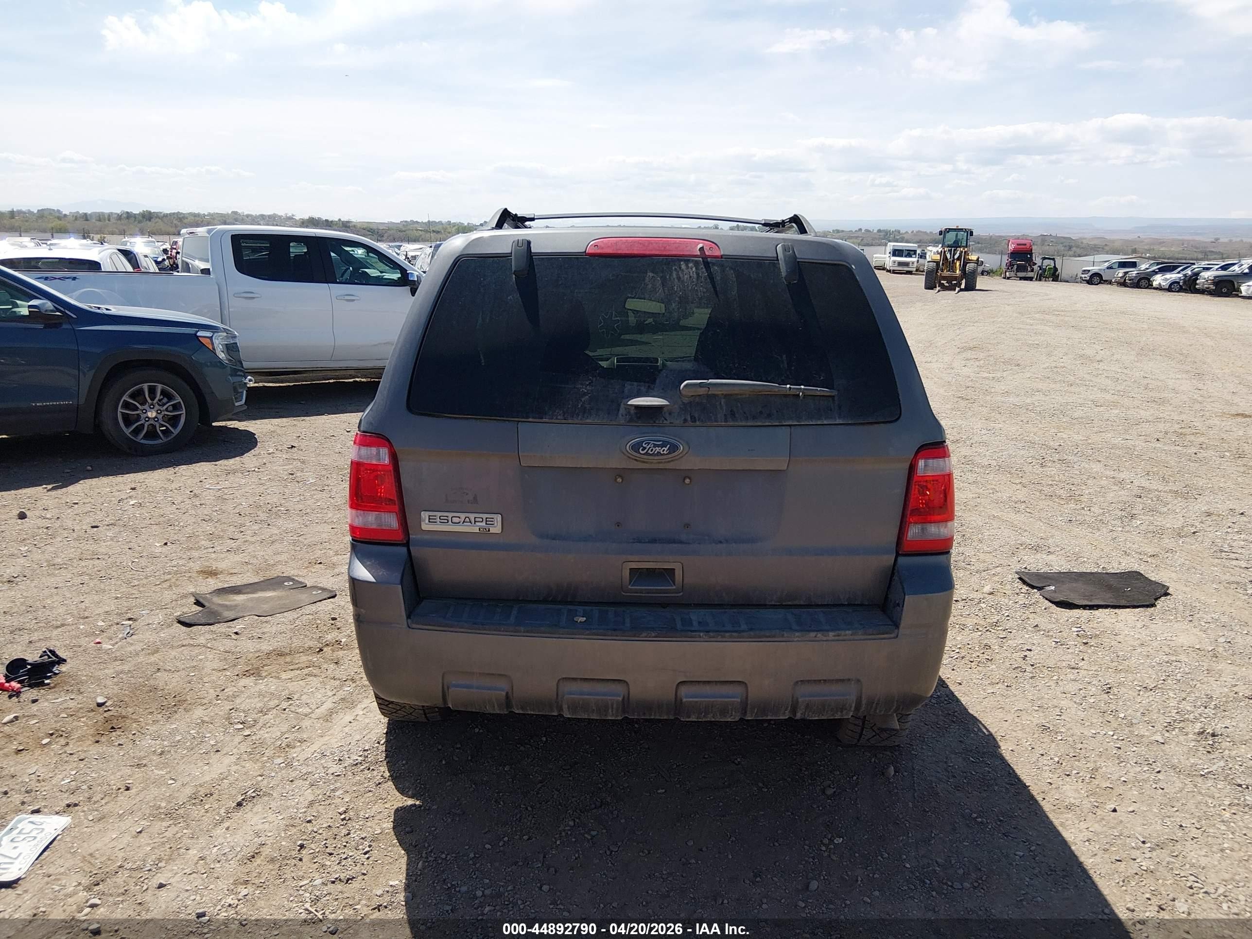 2012 Ford Escape Xlt Gray vin: 1FMCU9D72CKB04071