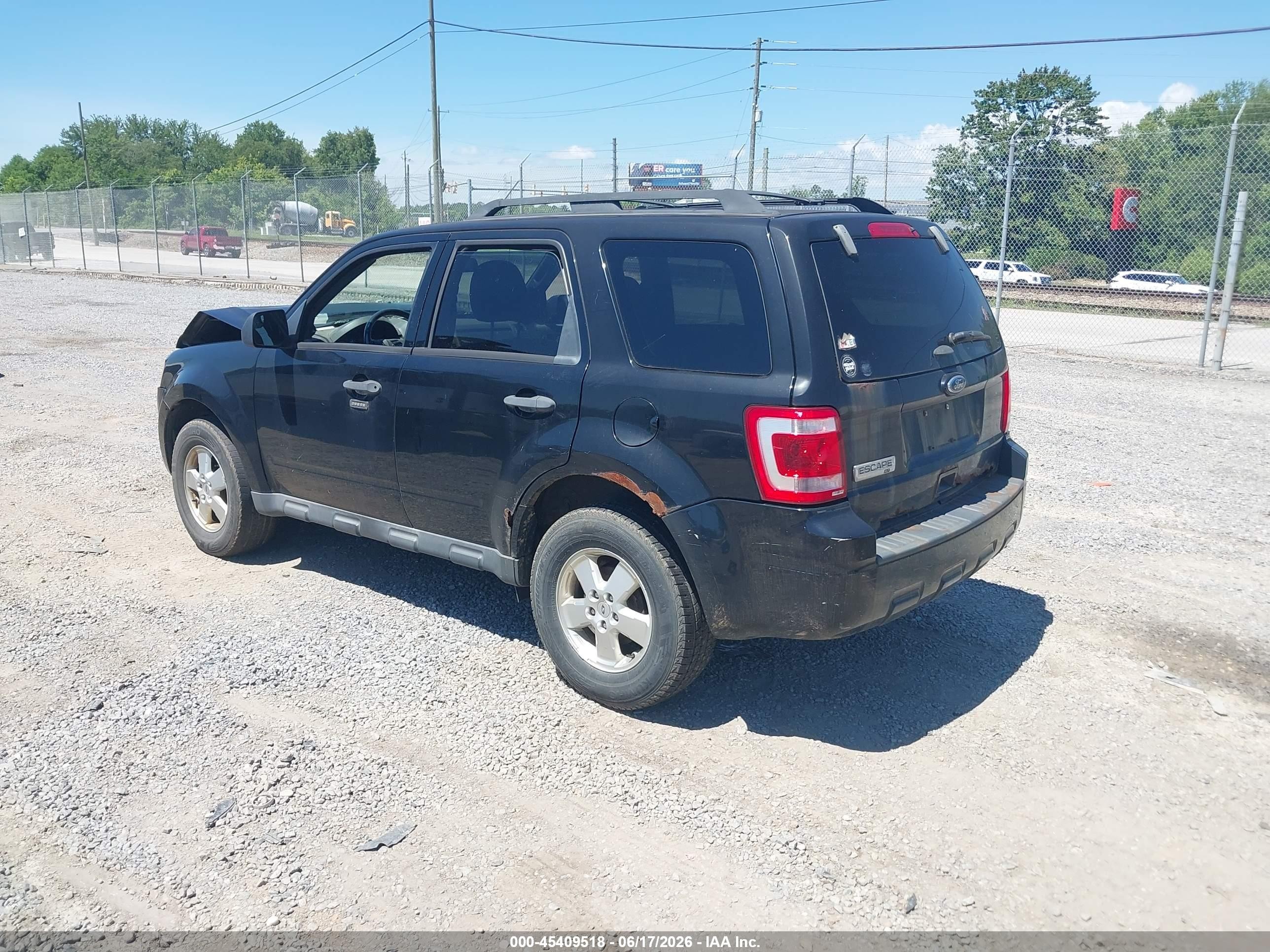 2012 Ford Escape Xlt Black vin: 1FMCU9D72CKC03036