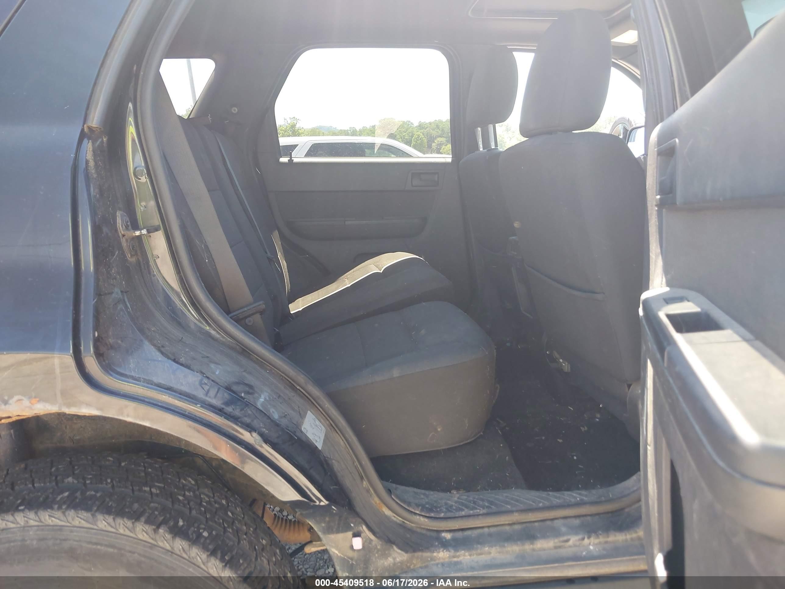 2012 Ford Escape Xlt Black vin: 1FMCU9D72CKC03036