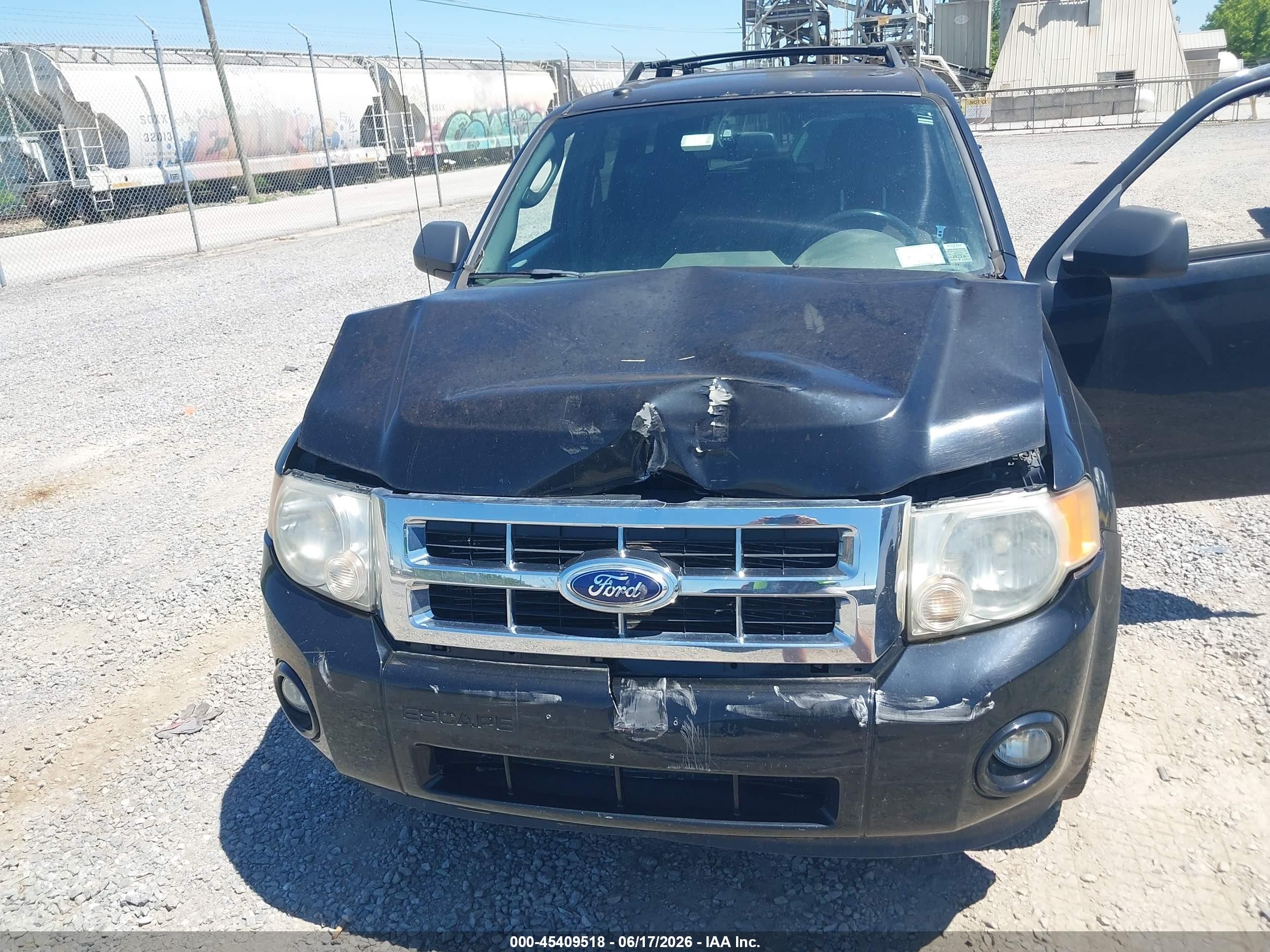 2012 Ford Escape Xlt Black vin: 1FMCU9D72CKC03036
