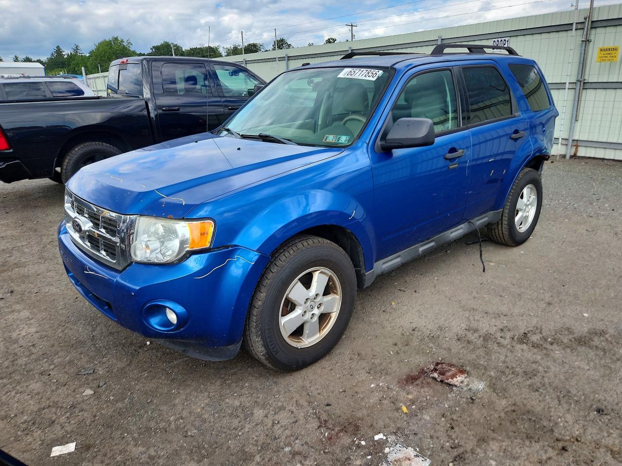 2012 Ford Escape Xlt Blue vin: 1FMCU9D72CKC48526