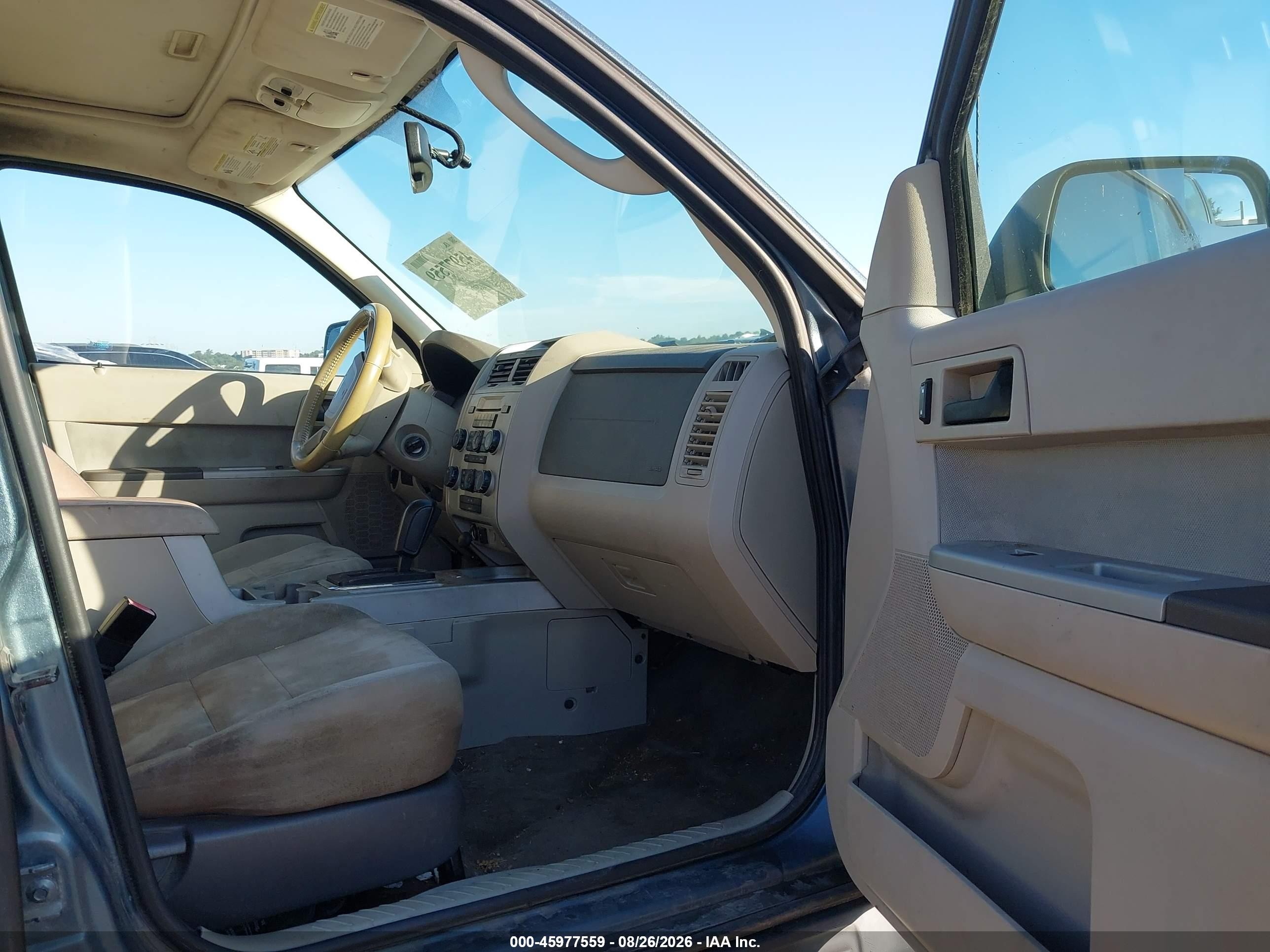 2010 Ford Escape Xlt Light Blue vin: 1FMCU9D73AKD36627