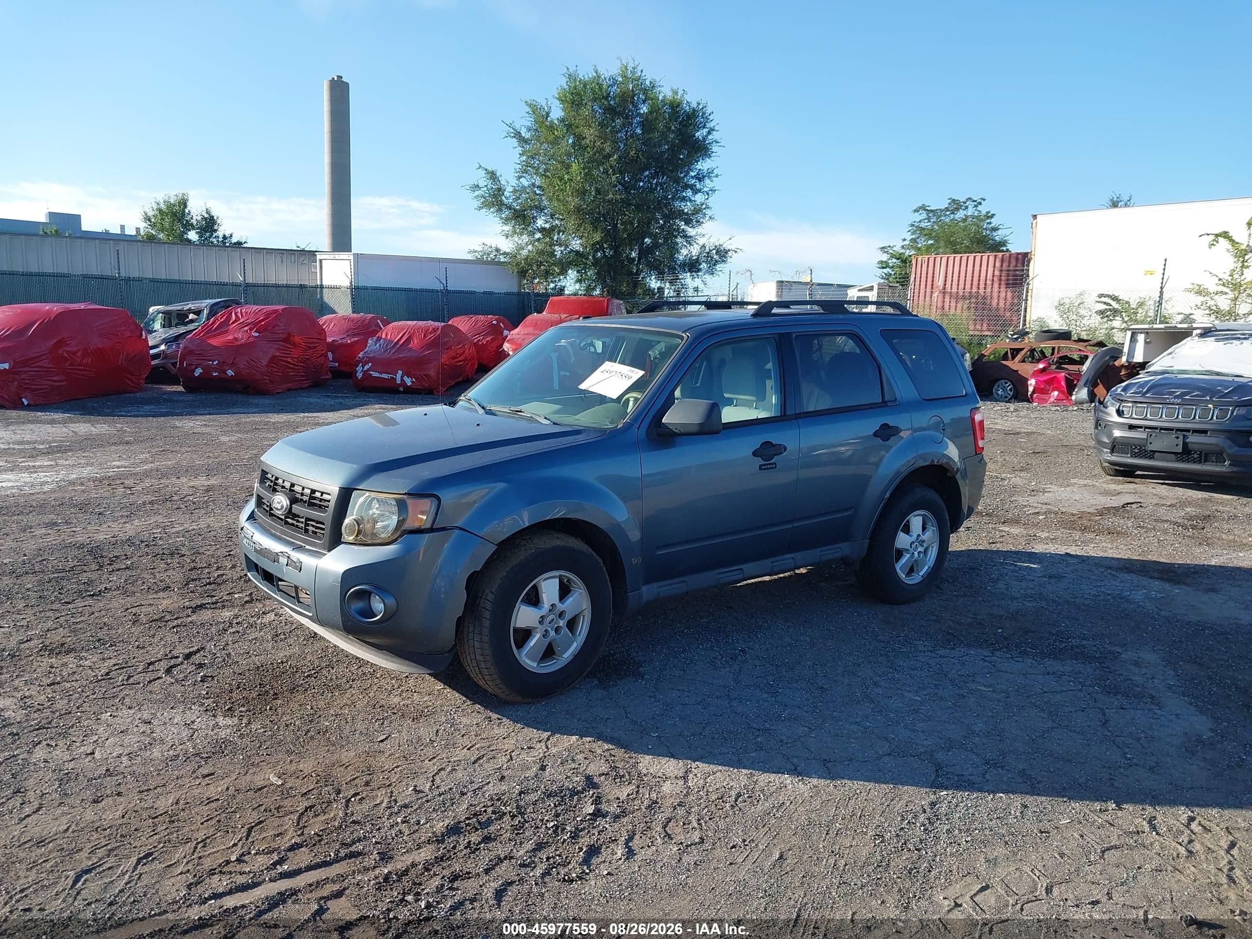 2010 Ford Escape Xlt Light Blue vin: 1FMCU9D73AKD36627
