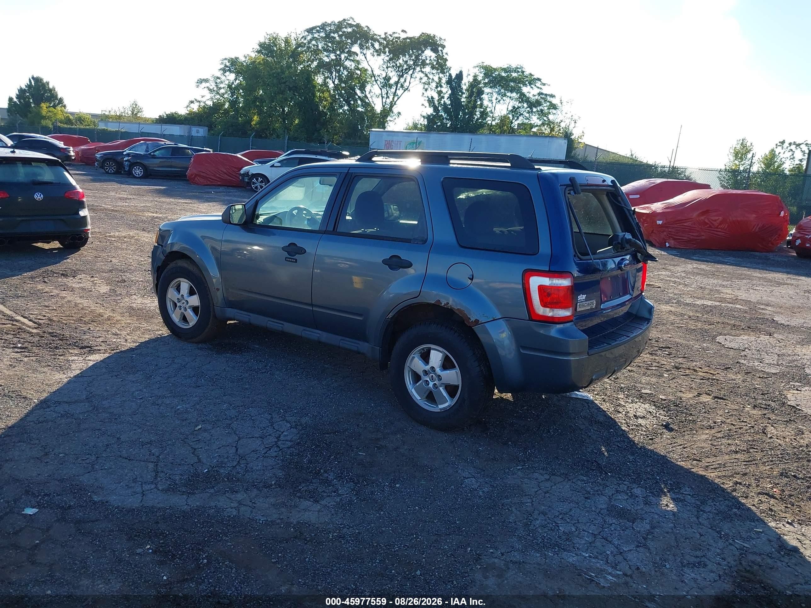 2010 Ford Escape Xlt Light Blue vin: 1FMCU9D73AKD36627