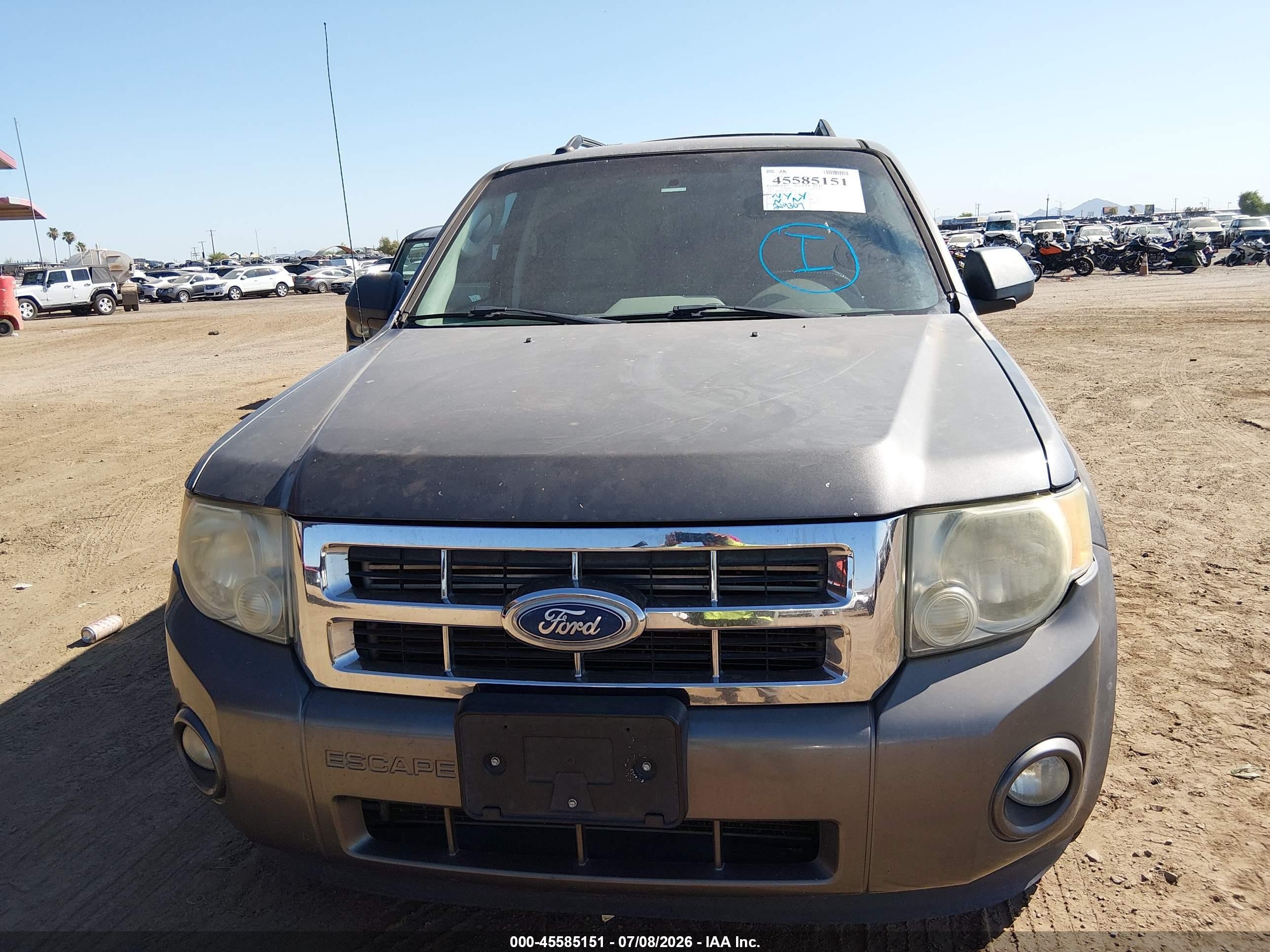 2011 Ford Escape Xlt Gray vin: 1FMCU9D73BKA68843