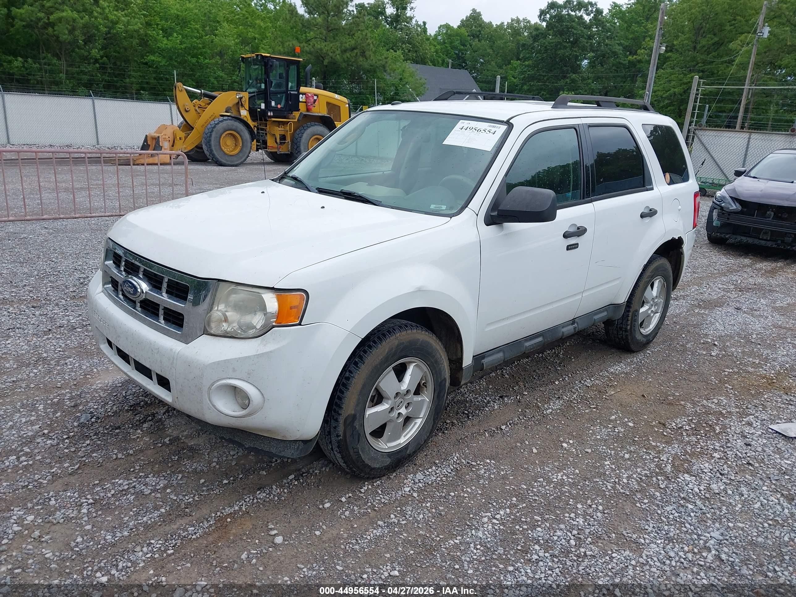 2011 Ford Escape Xlt White vin: 1FMCU9D73BKB26241