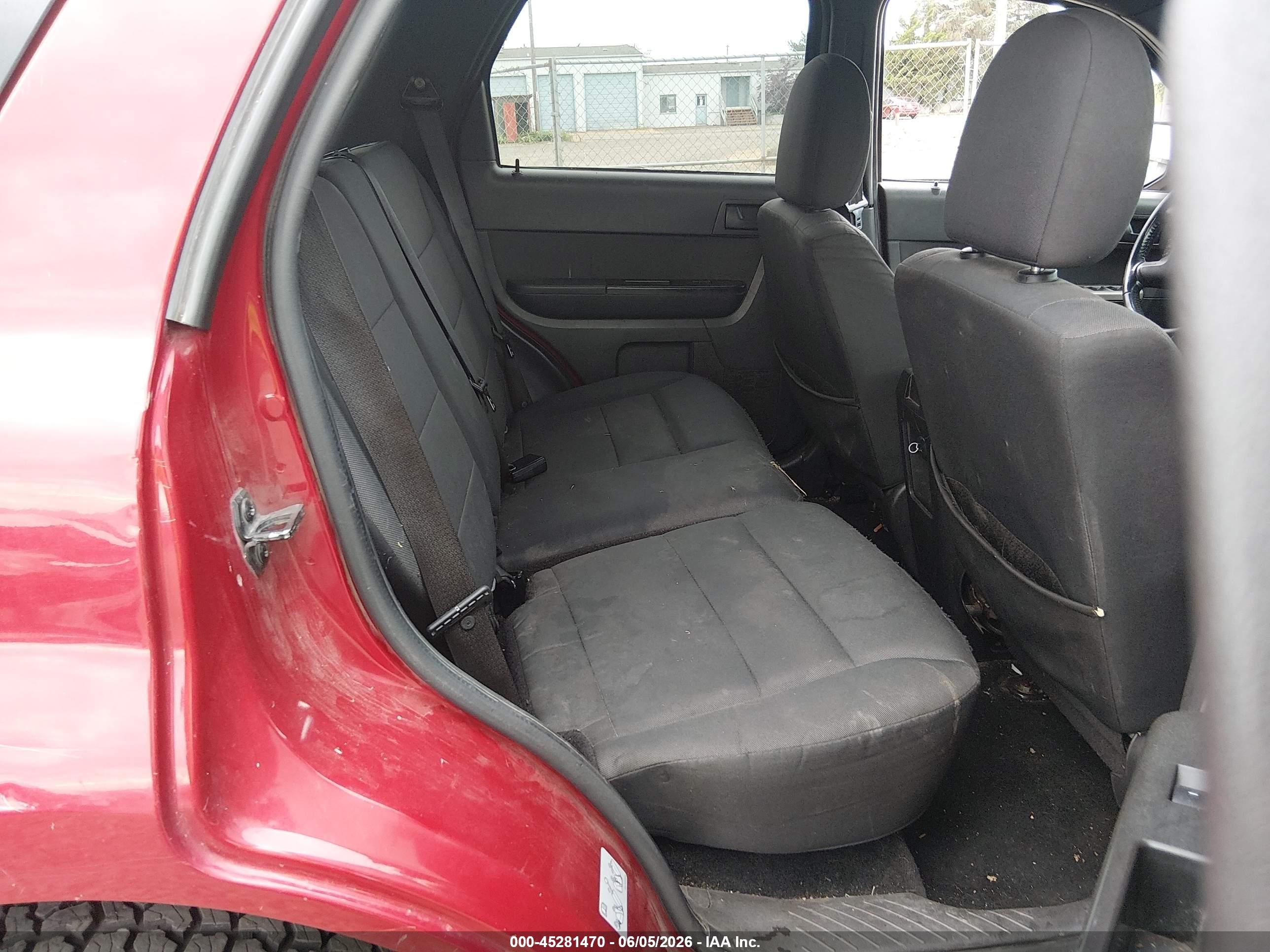 2011 Ford Escape Xlt Red vin: 1FMCU9D73BKC11418