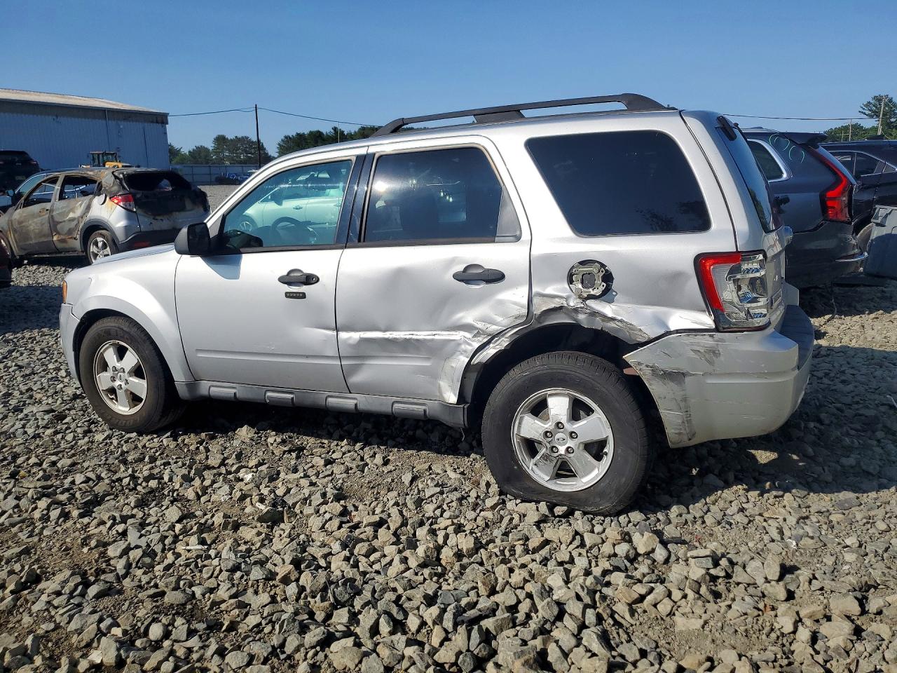 2011 Ford Escape Xlt Silver vin: 1FMCU9D73BKC11581