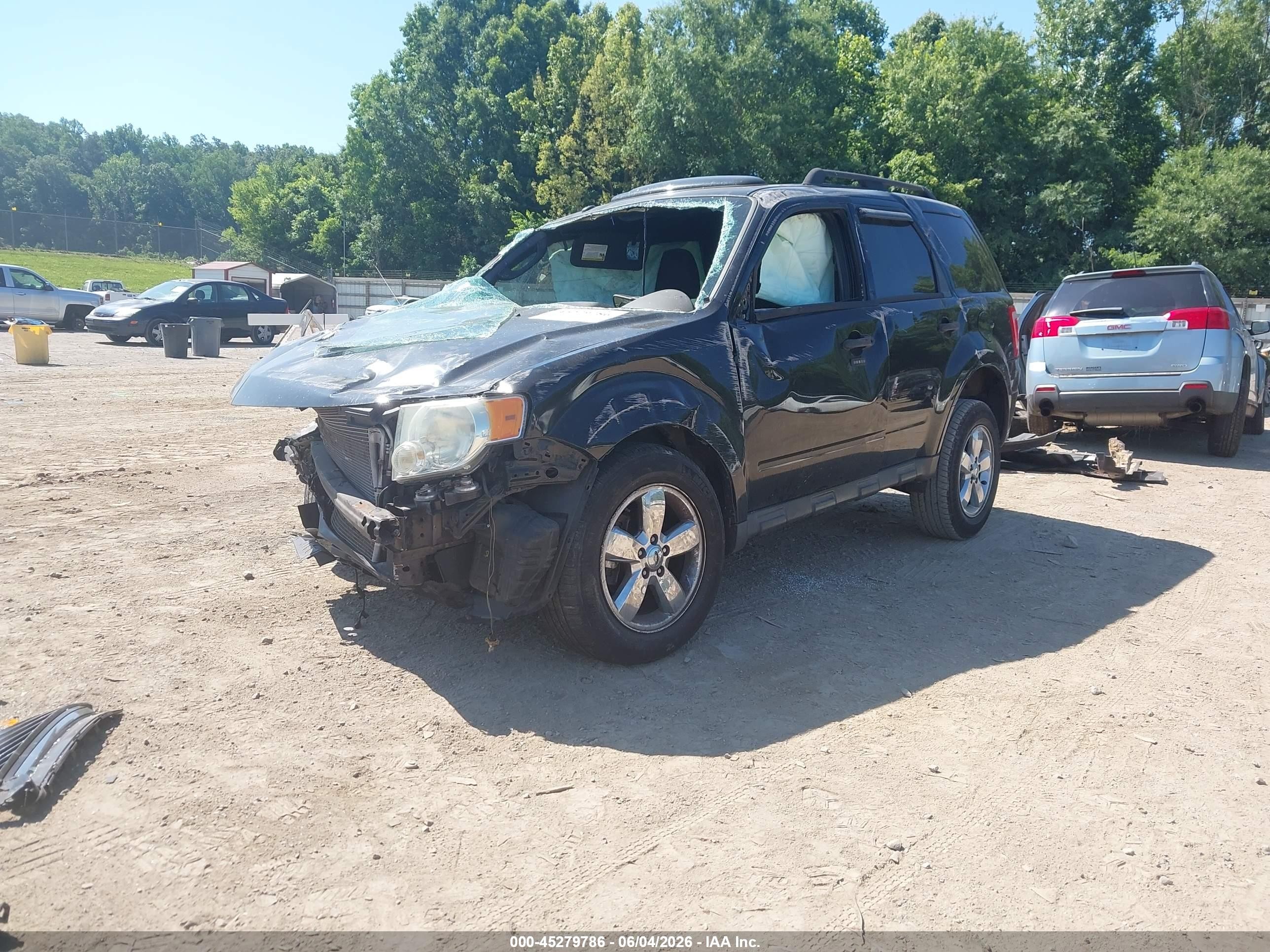 2012 Ford Escape Xlt Black vin: 1FMCU9D73CKA56712