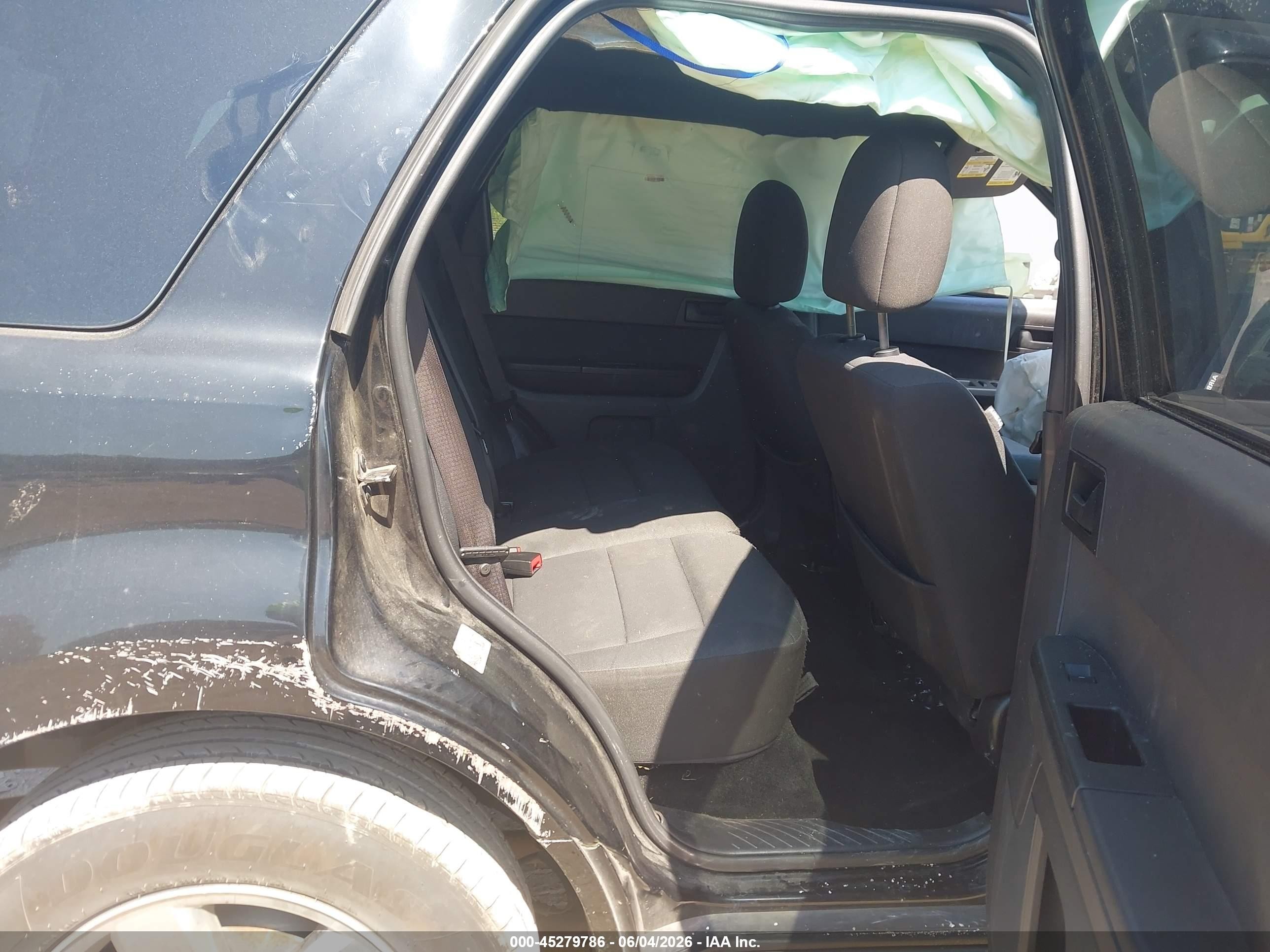 2012 Ford Escape Xlt Black vin: 1FMCU9D73CKA56712