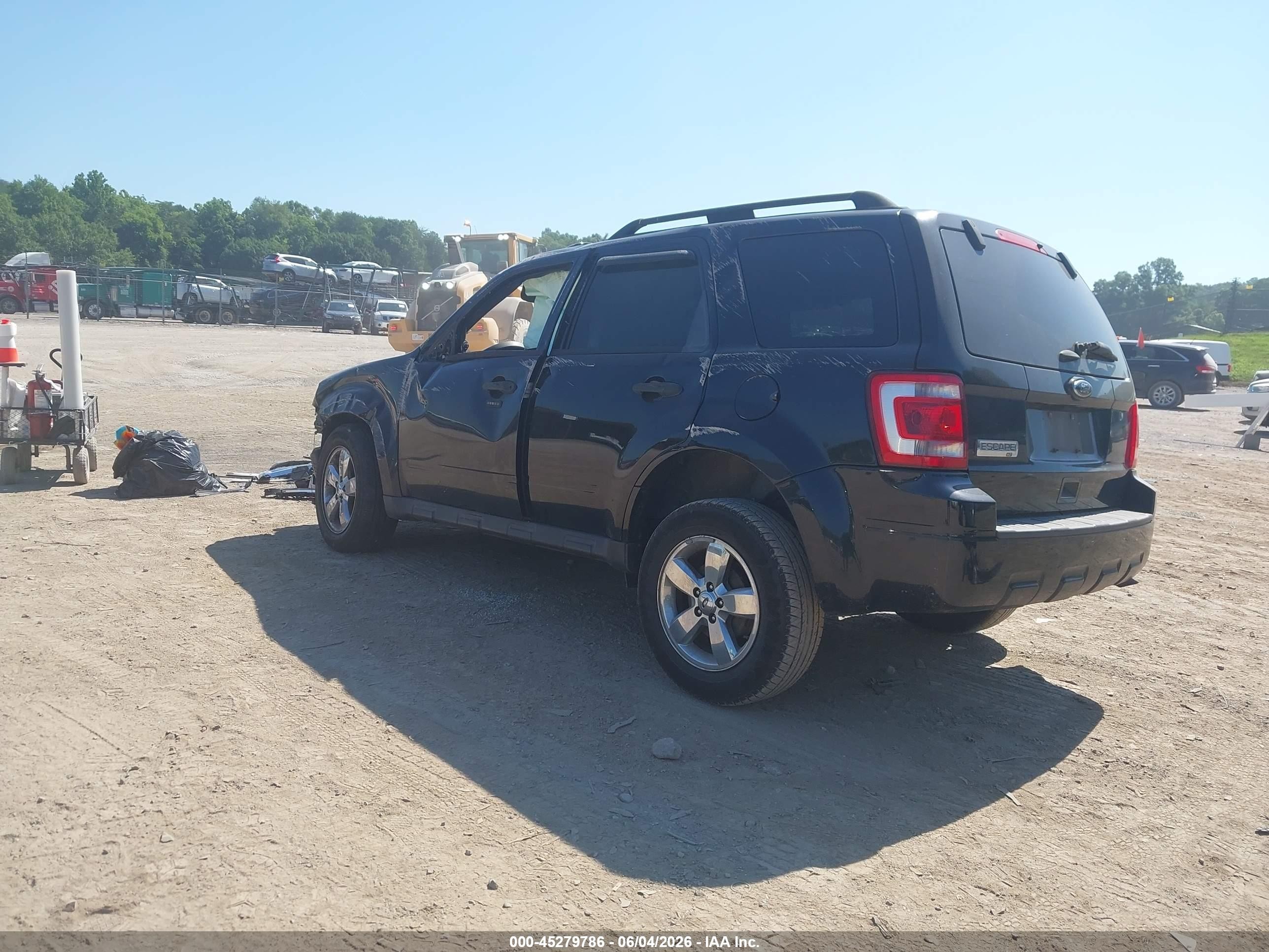 2012 Ford Escape Xlt Black vin: 1FMCU9D73CKA56712