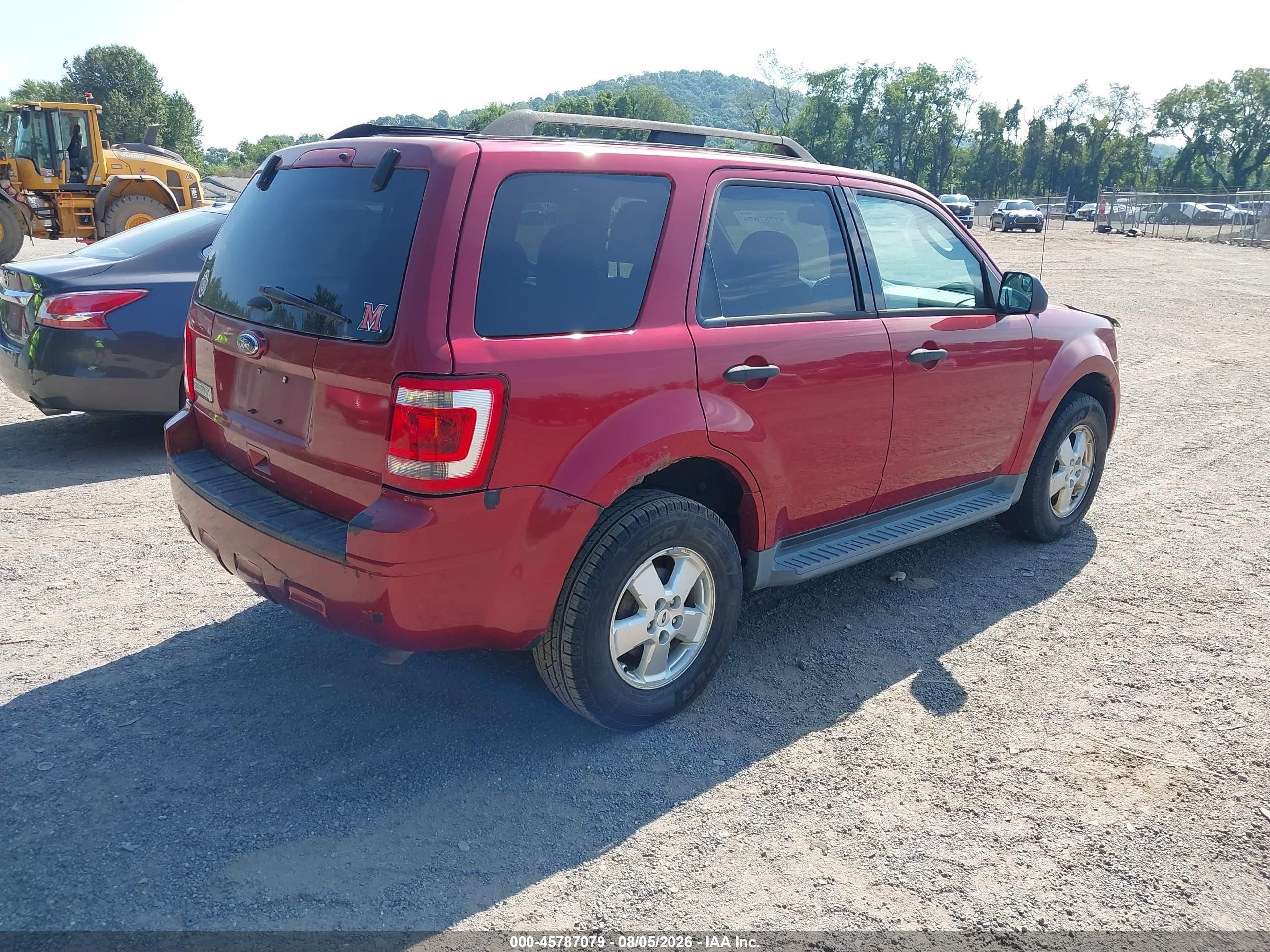 2012 Ford Escape Xlt Red vin: 1FMCU9D73CKB64313