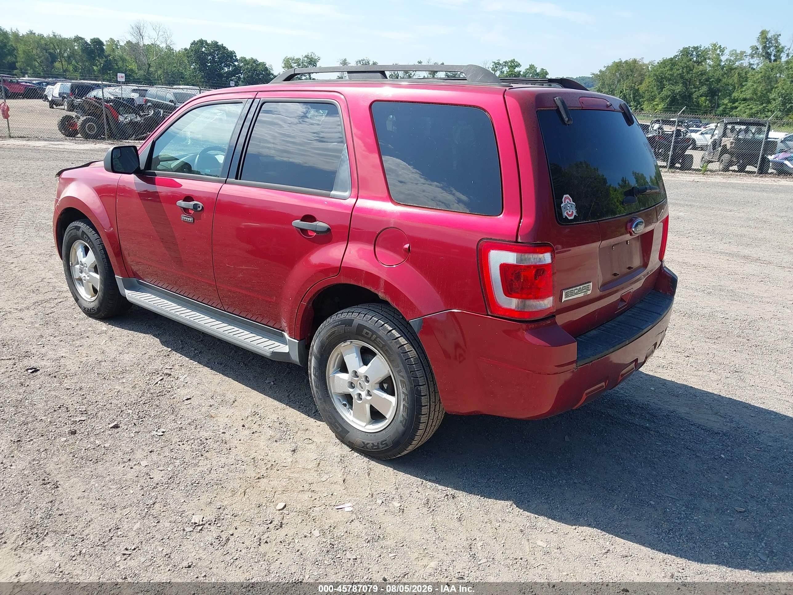 2012 Ford Escape Xlt Red vin: 1FMCU9D73CKB64313