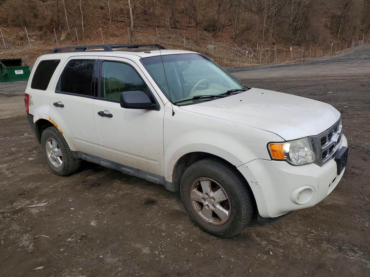 2012 Ford Escape Xlt White vin: 1FMCU9D73CKC22663