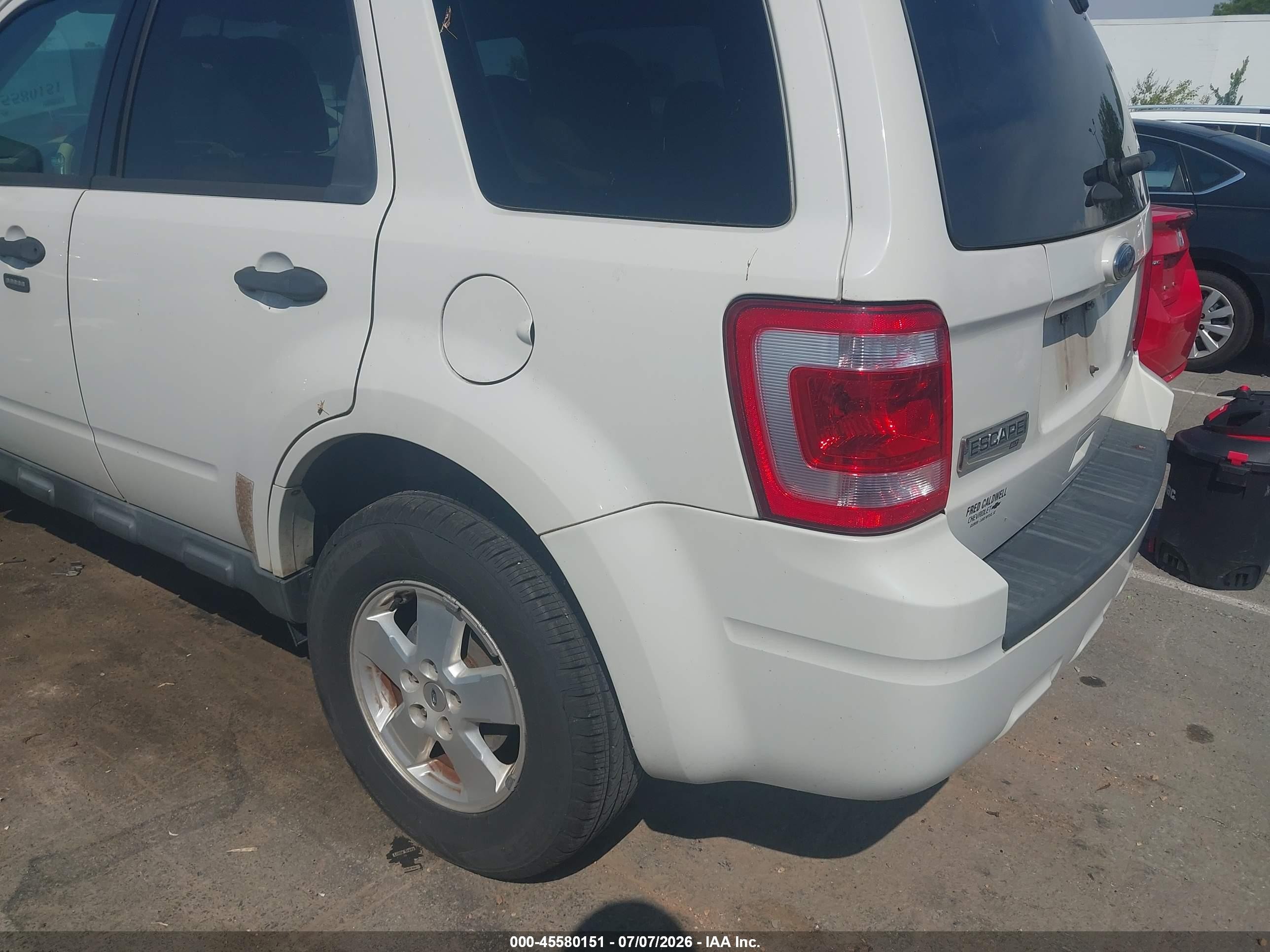 2012 Ford Escape Xlt Белый vin: 1FMCU9D73CKC56134