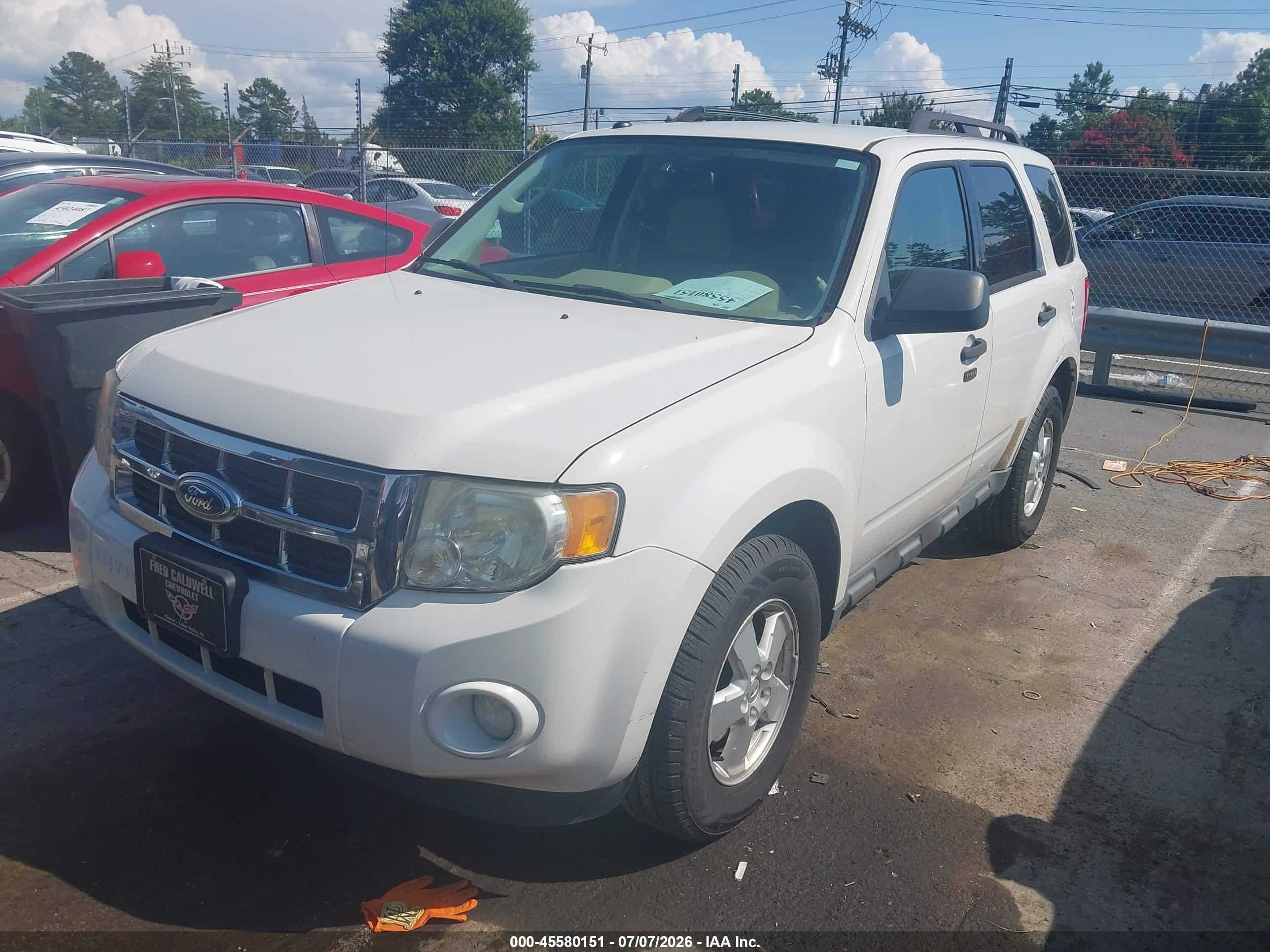 2012 Ford Escape Xlt Белый vin: 1FMCU9D73CKC56134