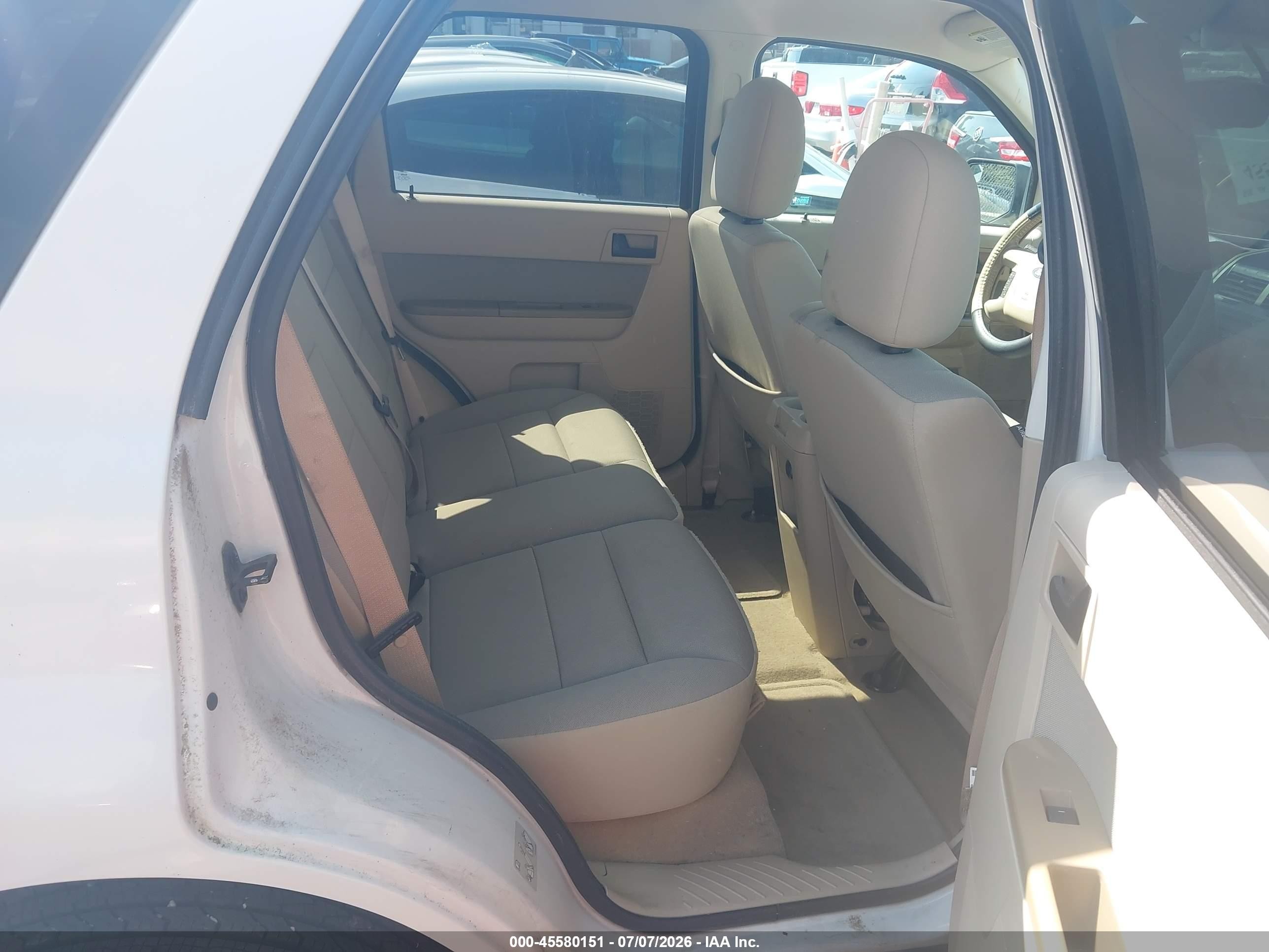 2012 Ford Escape Xlt Белый vin: 1FMCU9D73CKC56134