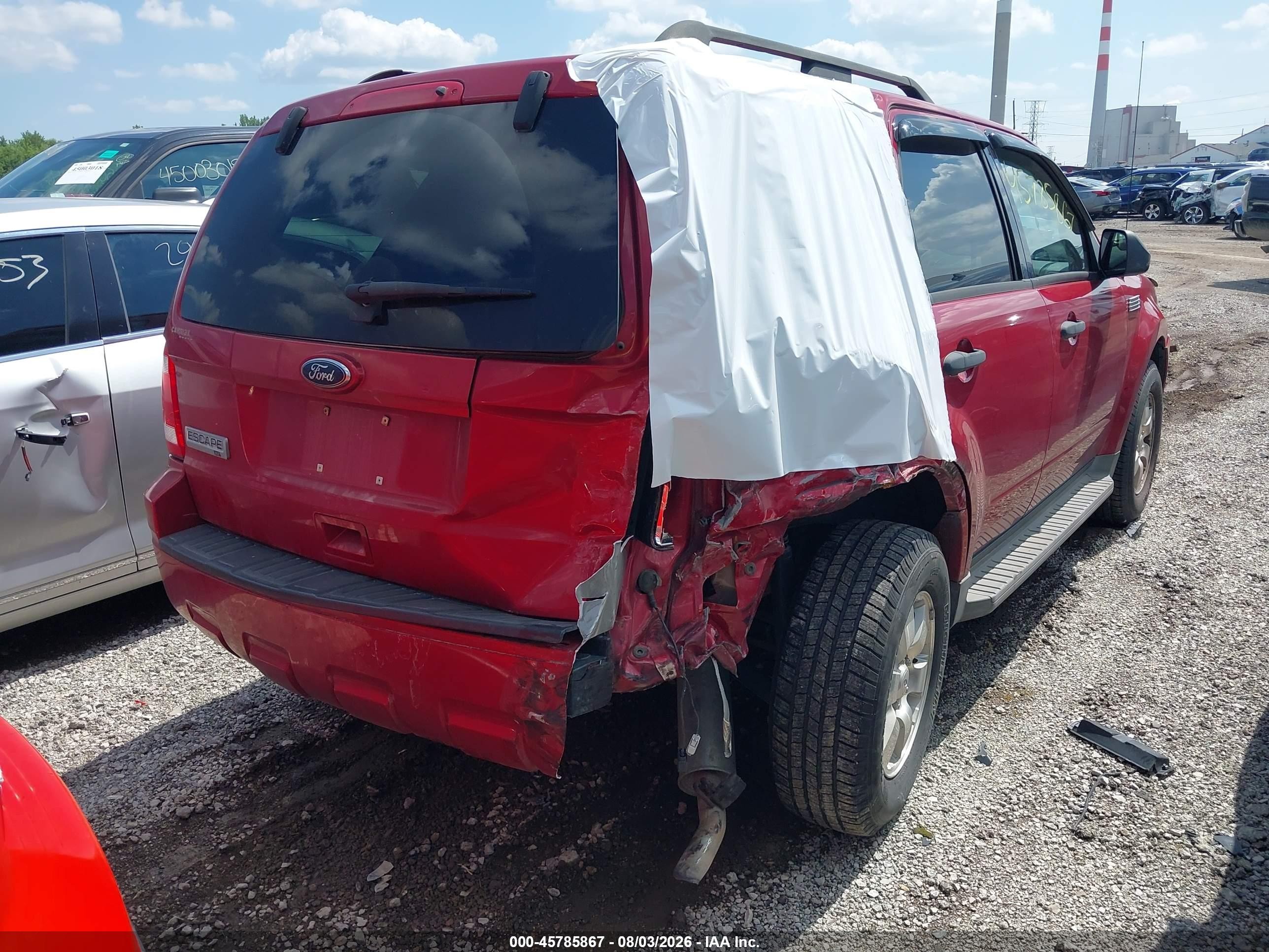 2010 Ford Escape Xlt Красный vin: 1FMCU9D74AKD20968