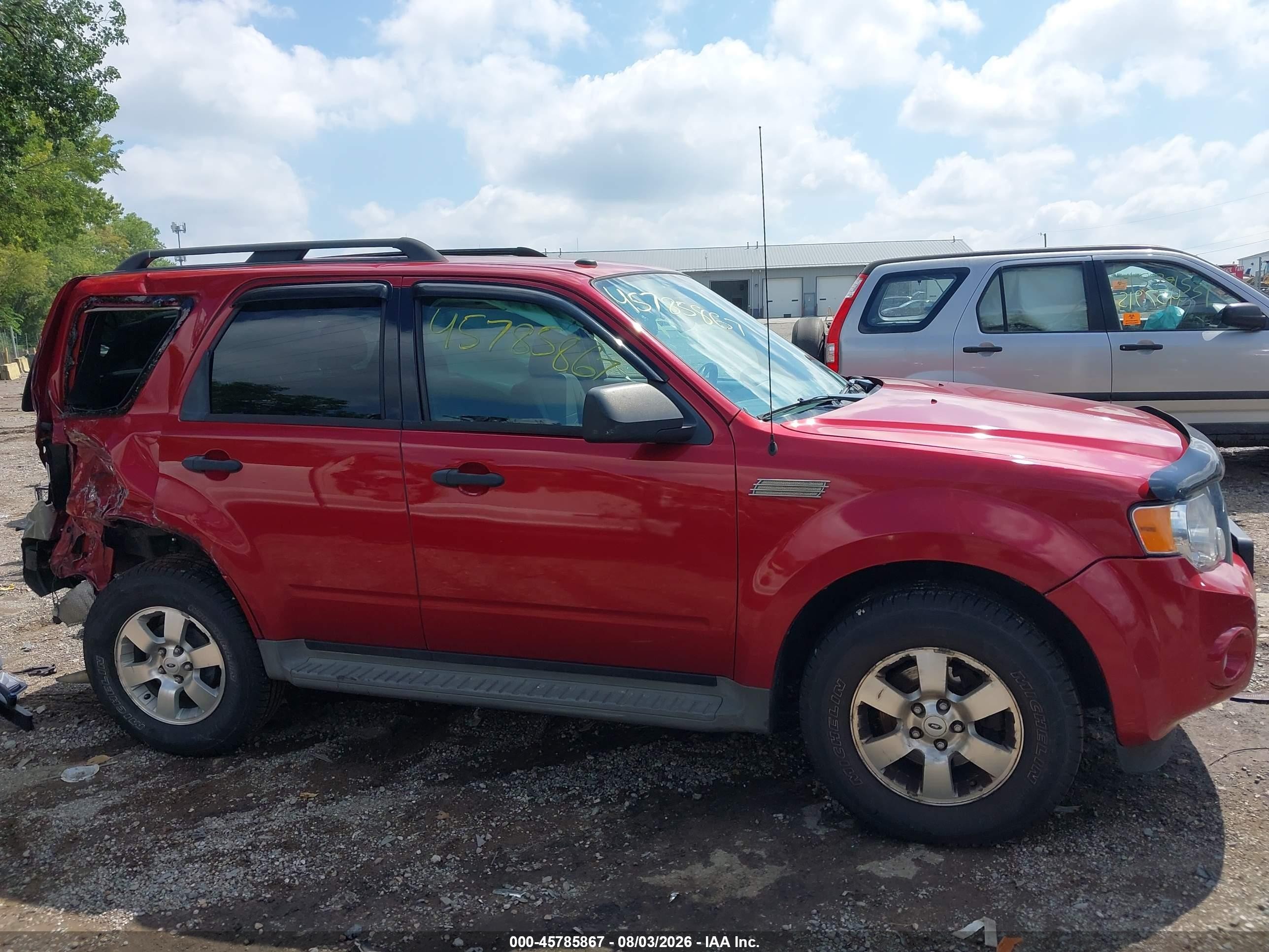 2010 Ford Escape Xlt Красный vin: 1FMCU9D74AKD20968