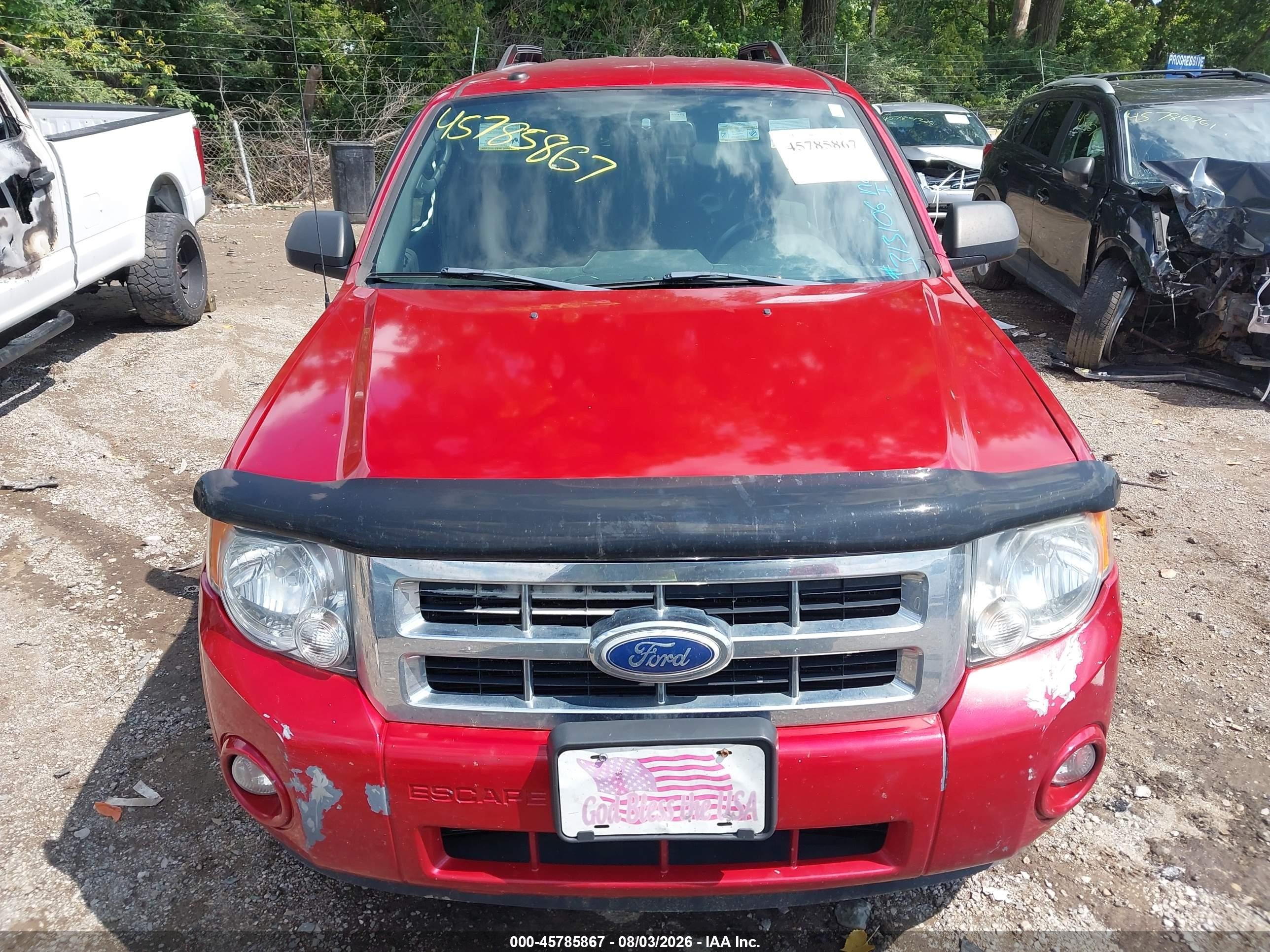2010 Ford Escape Xlt Красный vin: 1FMCU9D74AKD20968