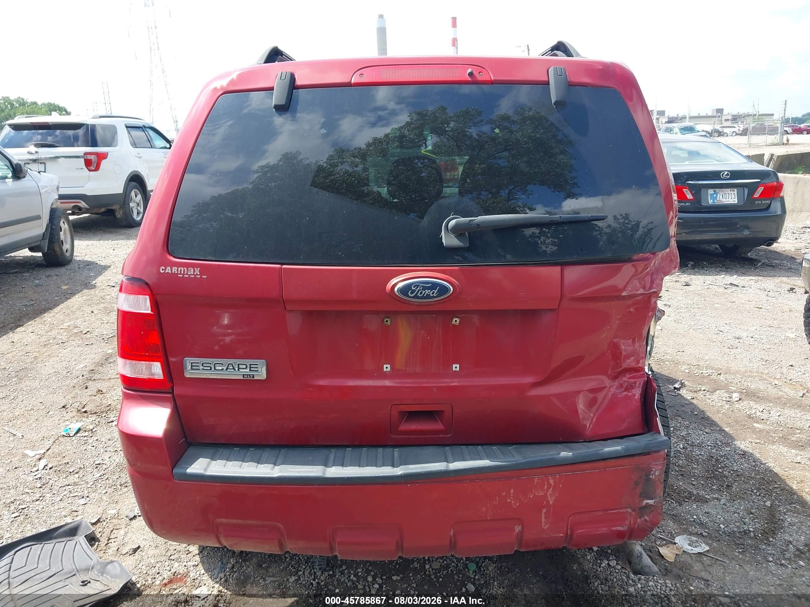 2010 Ford Escape Xlt Красный vin: 1FMCU9D74AKD20968