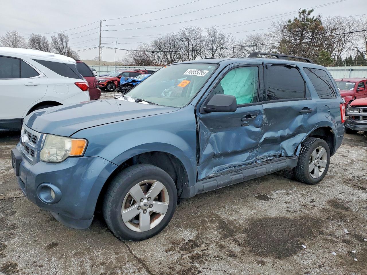 2011 Ford Escape Xlt Blue vin: 1FMCU9D74BKB22571