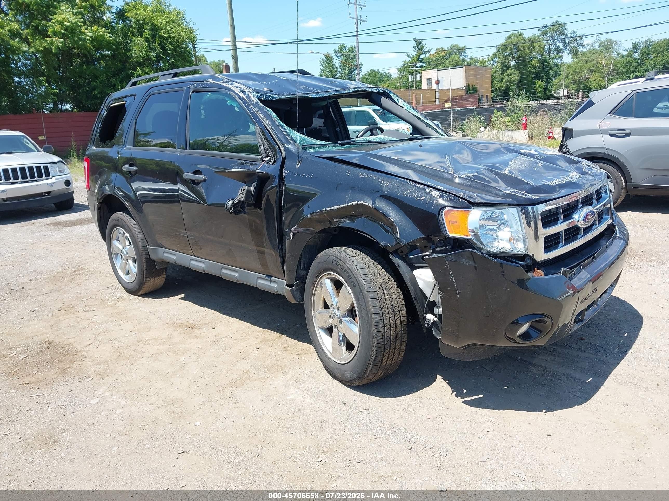 2011 Ford Escape Xlt Black vin: 1FMCU9D74BKB90093