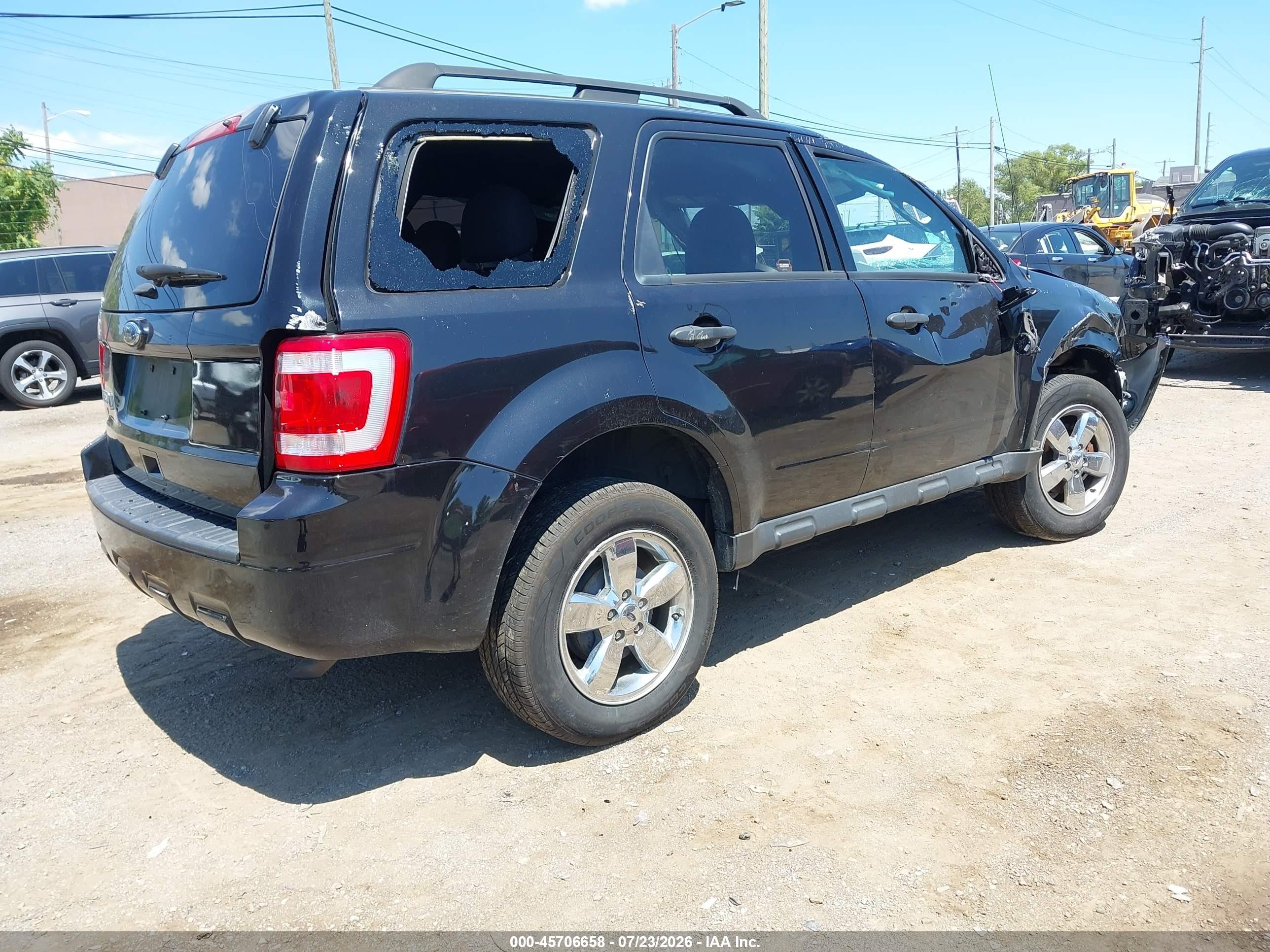 2011 Ford Escape Xlt Black vin: 1FMCU9D74BKB90093