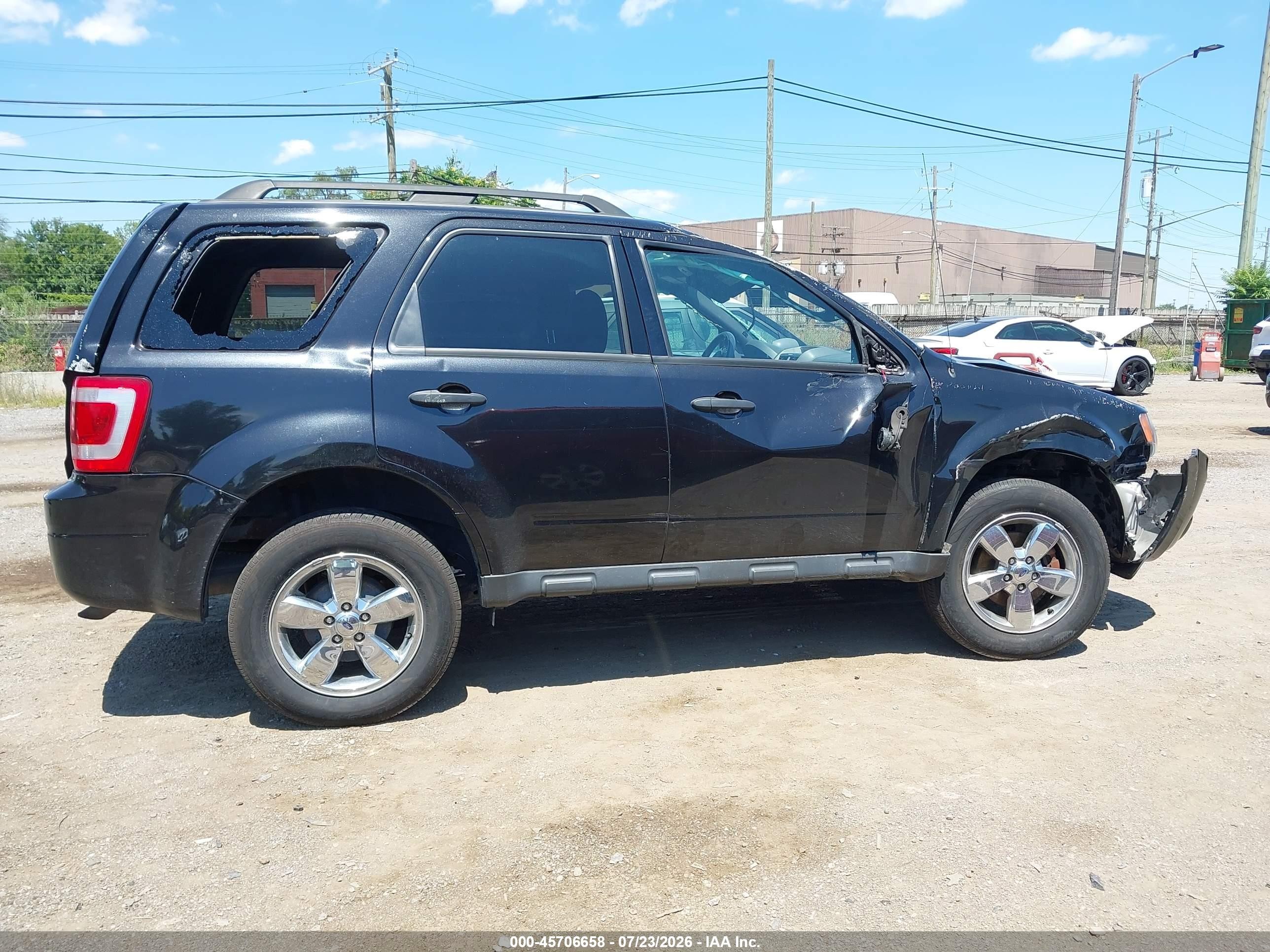 2011 Ford Escape Xlt Black vin: 1FMCU9D74BKB90093