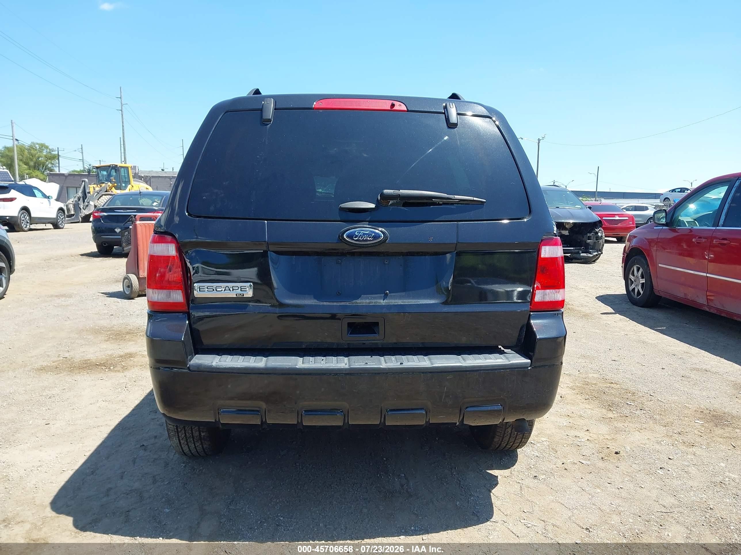 2011 Ford Escape Xlt Black vin: 1FMCU9D74BKB90093
