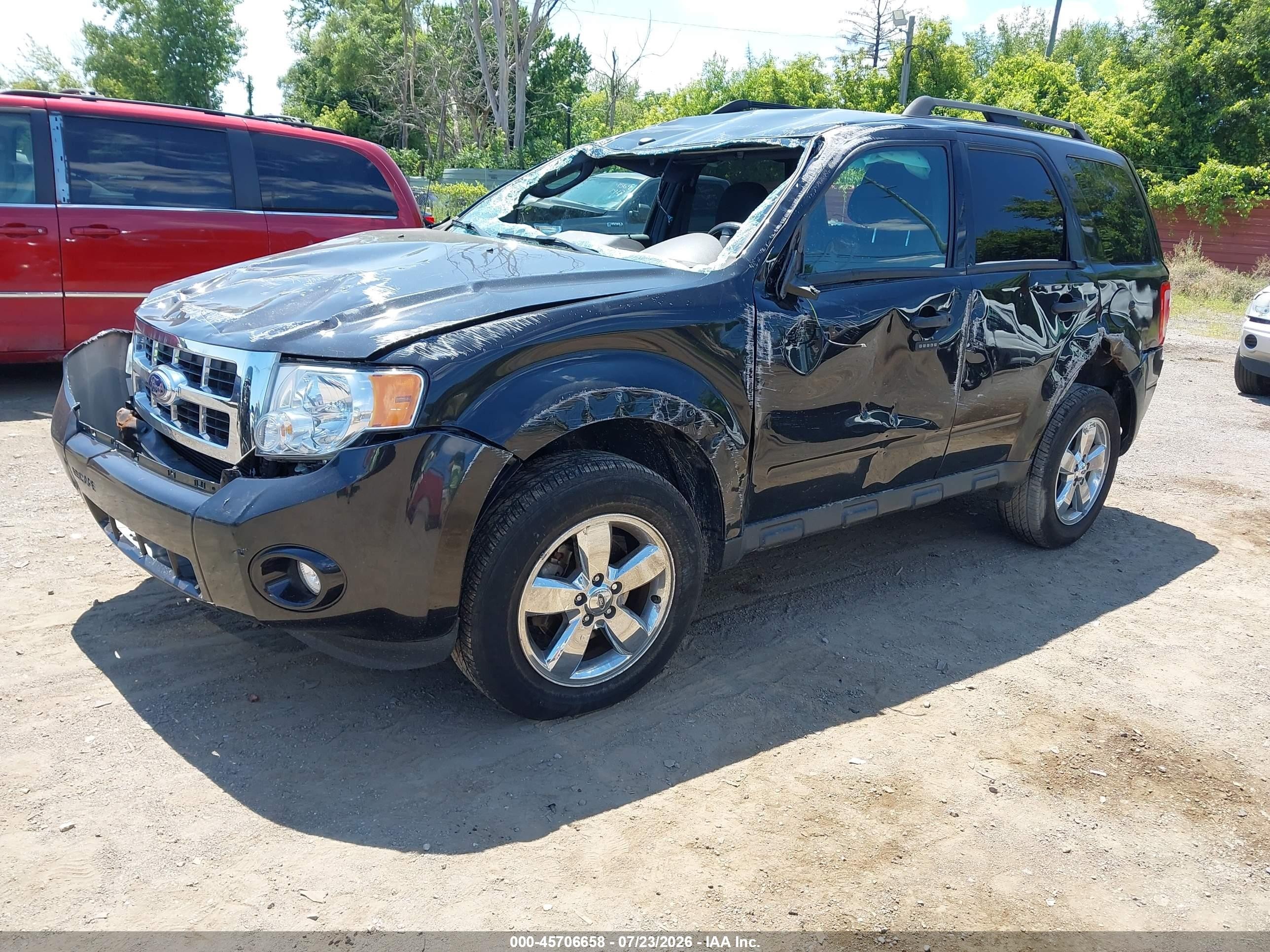 2011 Ford Escape Xlt Black vin: 1FMCU9D74BKB90093