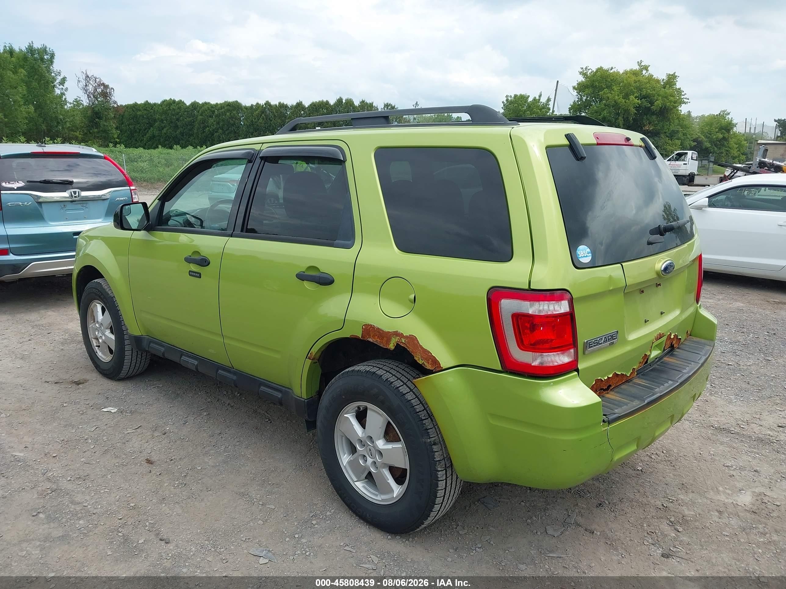 2012 Ford Escape Xlt Green vin: 1FMCU9D74CKA33889