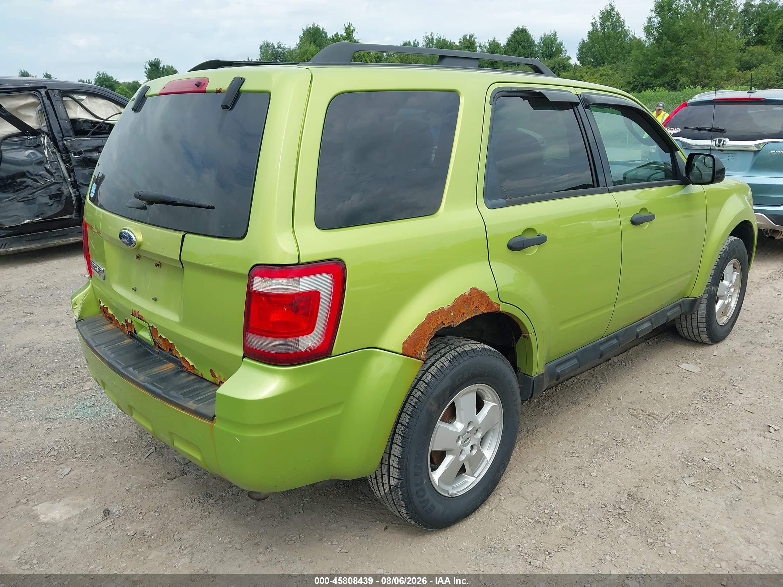 2012 Ford Escape Xlt Green vin: 1FMCU9D74CKA33889