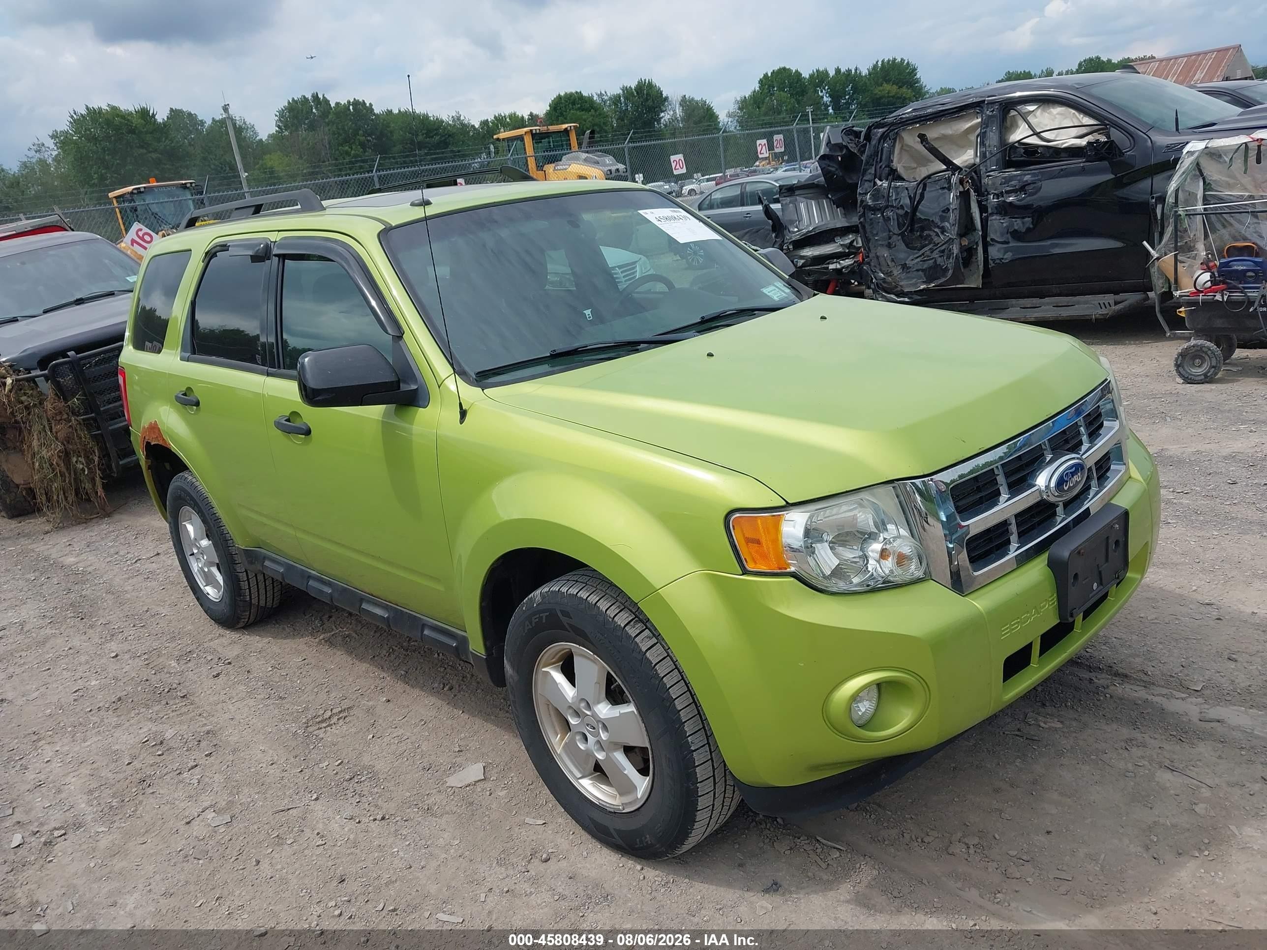 2012 Ford Escape Xlt Green vin: 1FMCU9D74CKA33889
