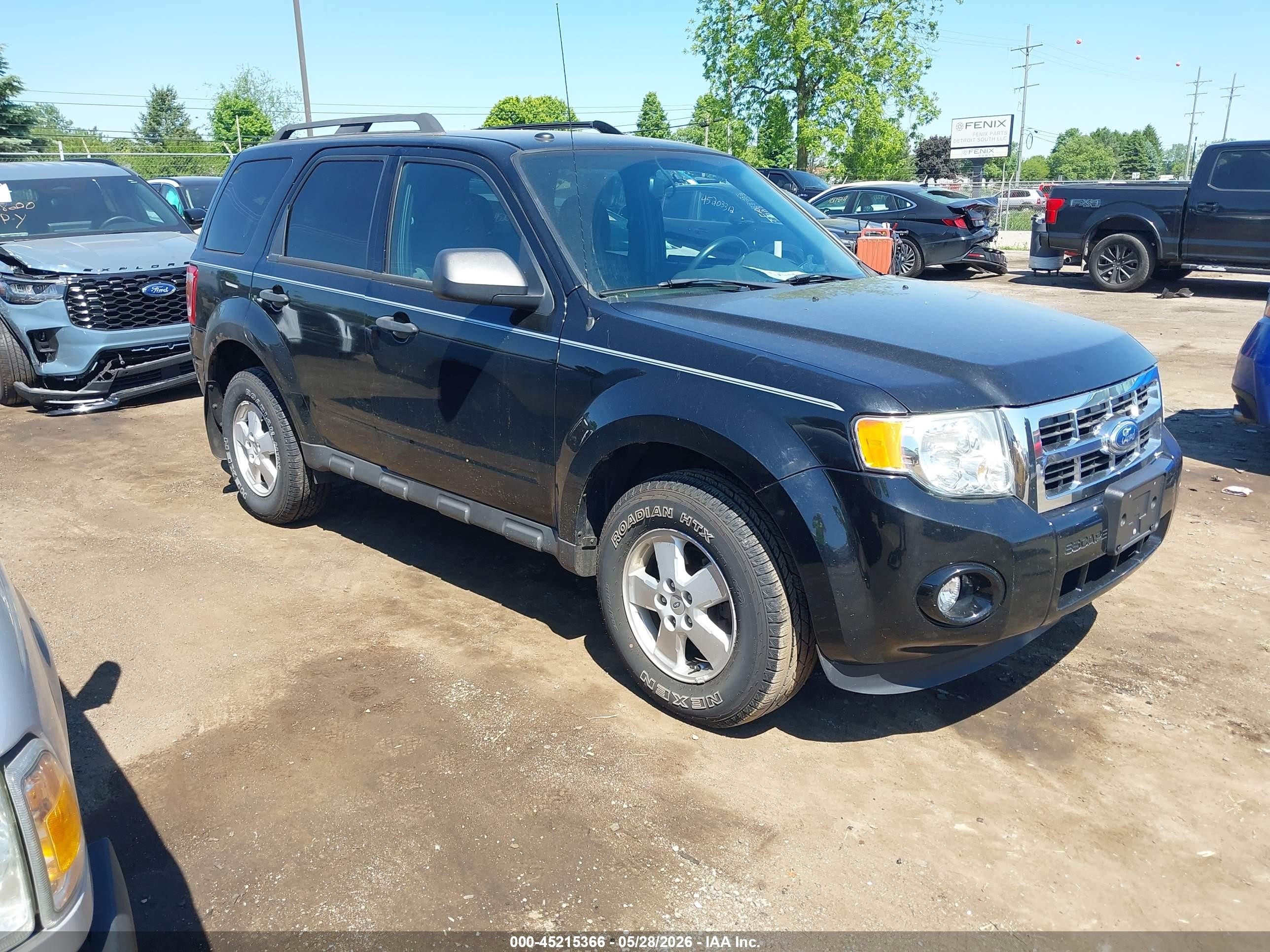 2012 Ford Escape Xlt Black vin: 1FMCU9D74CKB34026