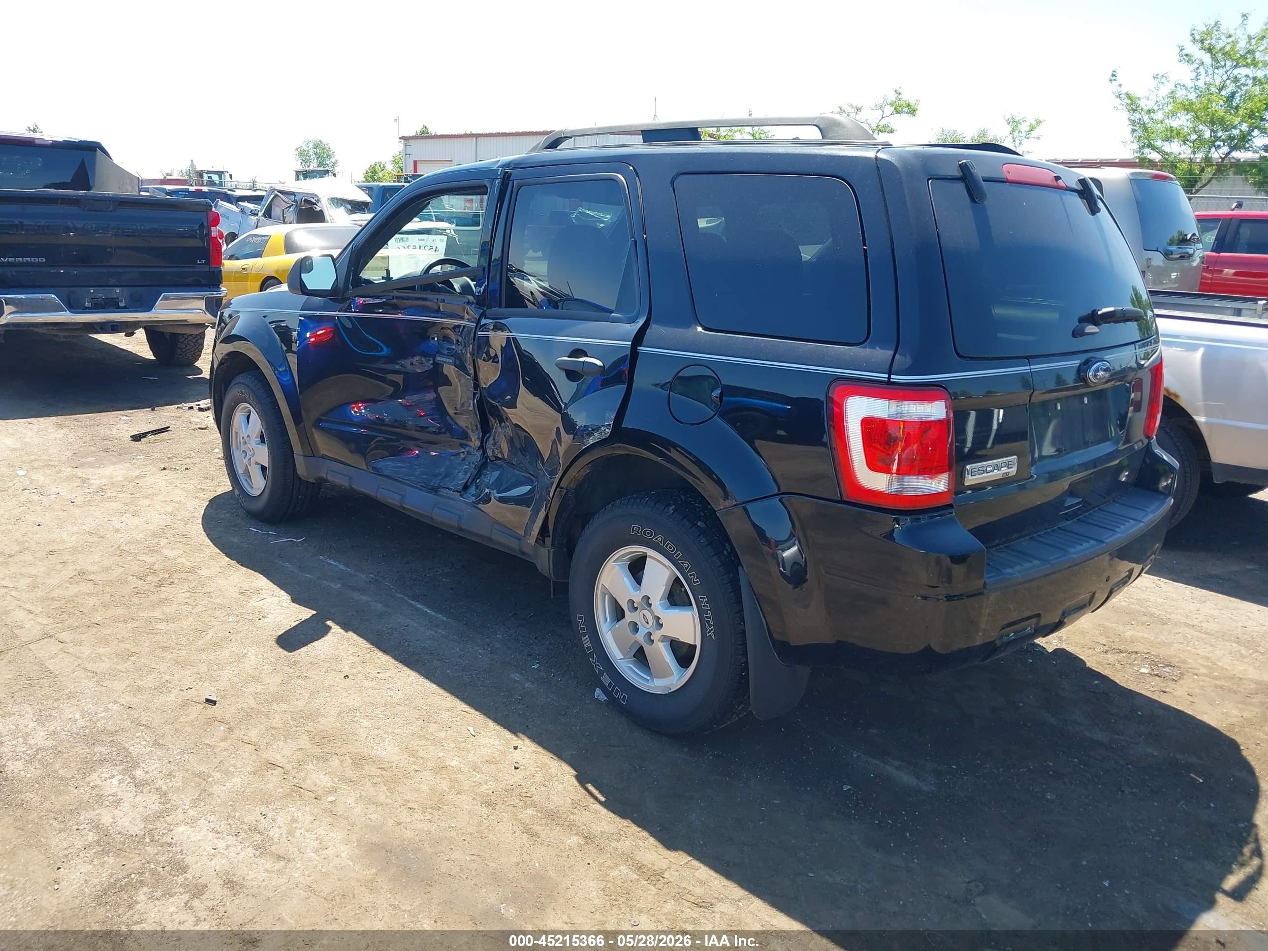2012 Ford Escape Xlt Black vin: 1FMCU9D74CKB34026
